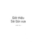Giới Thiệu Sài Gòn Xưa - Ấn Tượng 300 Năm - Tiếp Cận Với Đồng Bằng Sông Cửu Long - Sơn Nam