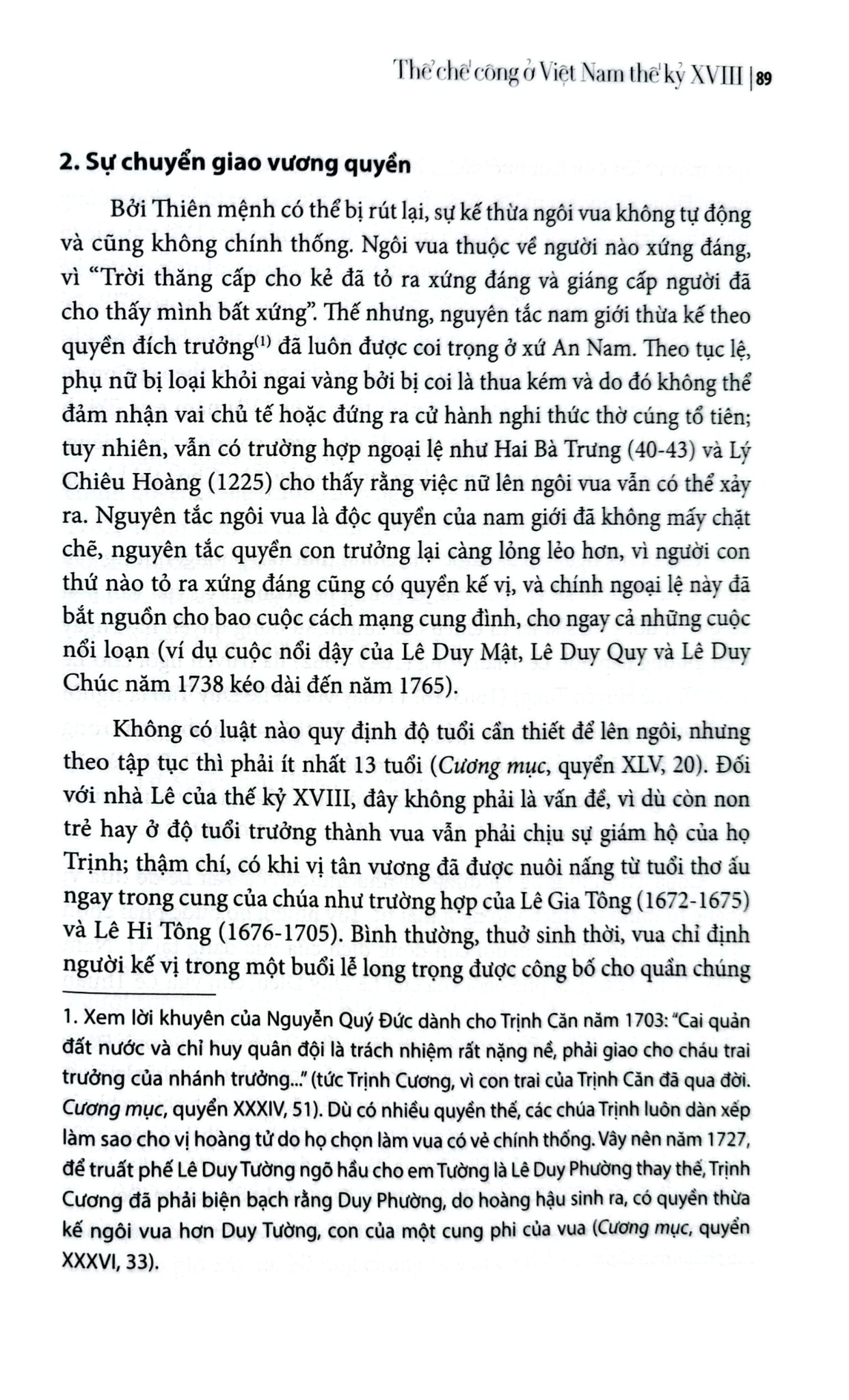 Thể Chế Công Ở Việt Nam - Thế Kỷ XVIII (Bìa Mềm) - 
Đặng Phương Nghi