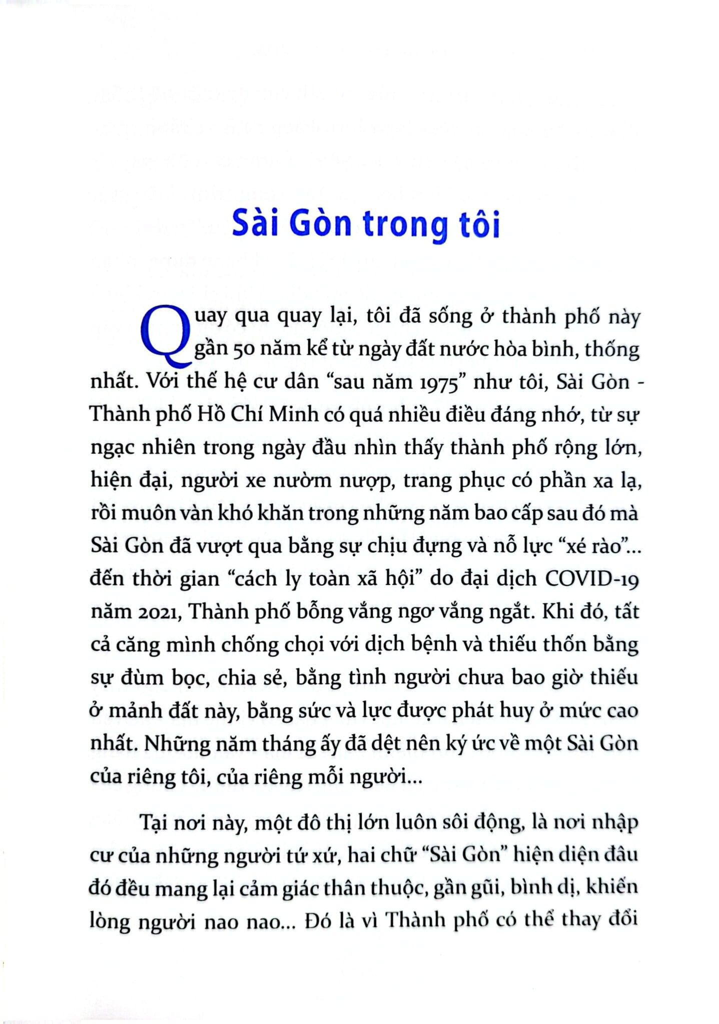 Sài Gòn - Thành Phố Hồ Chí Minh - Thành Phố Của Tôi - Nhiều tác giả