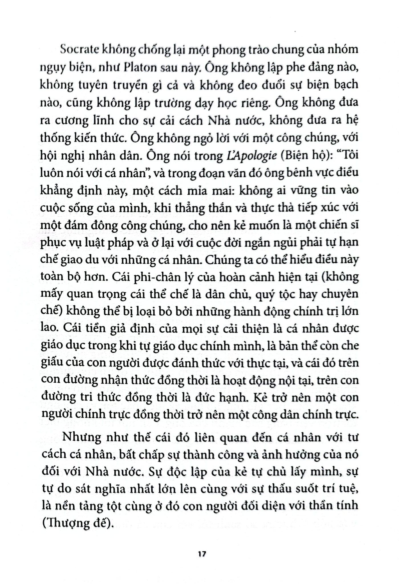Những Triết Gia Vĩ Đại (Socrate - Thích Ca - Khổng Tử - Jésus) - Karl Jaspers