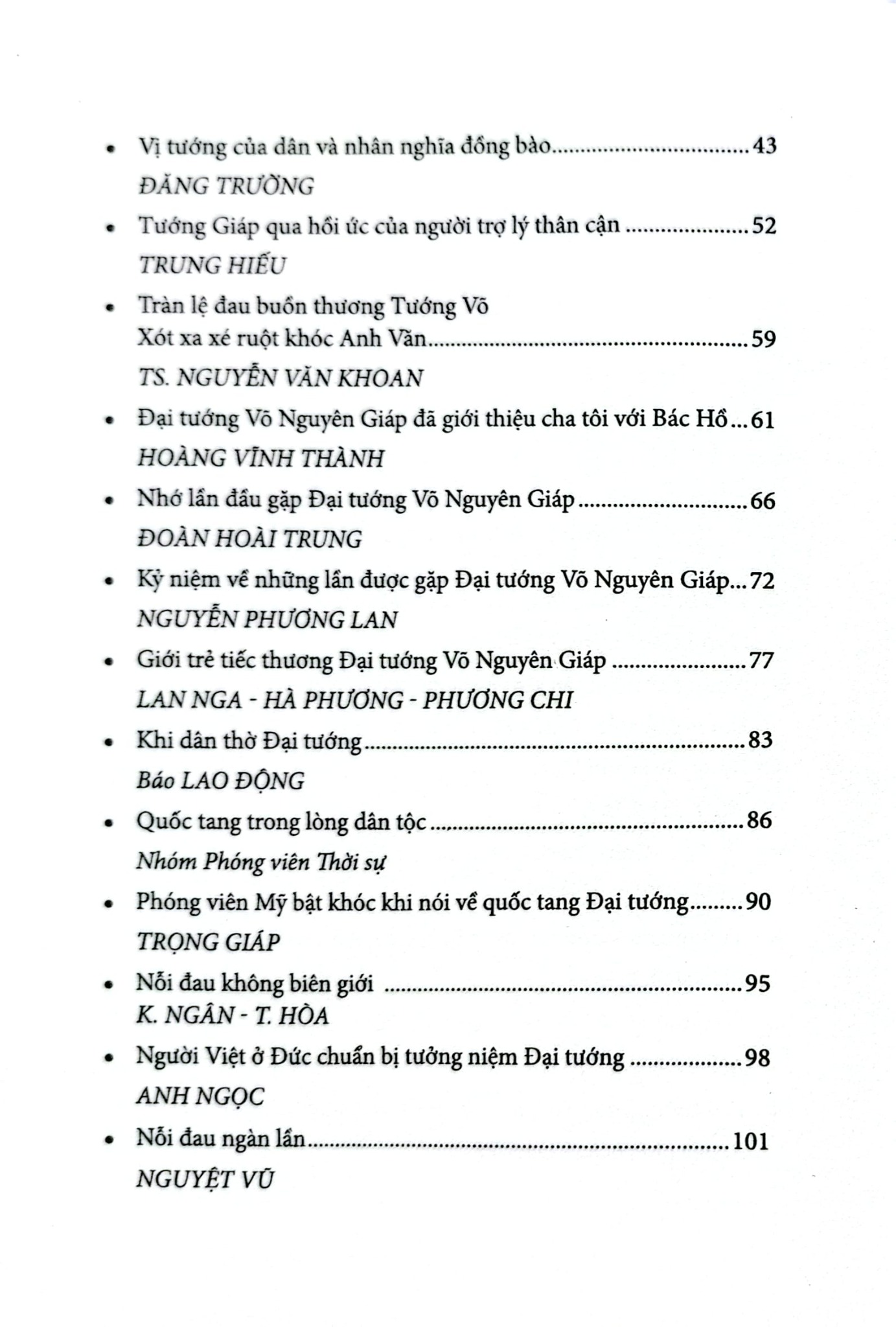 Đại Tướng Trong Lòng Dân - Nhiều tác giả