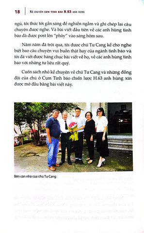  Kể Chuyện Cụm Tình Báo H.63 Anh Hùng - Những Câu Chuyện Tình Báo Thót Tim Không Phải Ai Cũng Biết -  Nguyễn Quang Chánh 