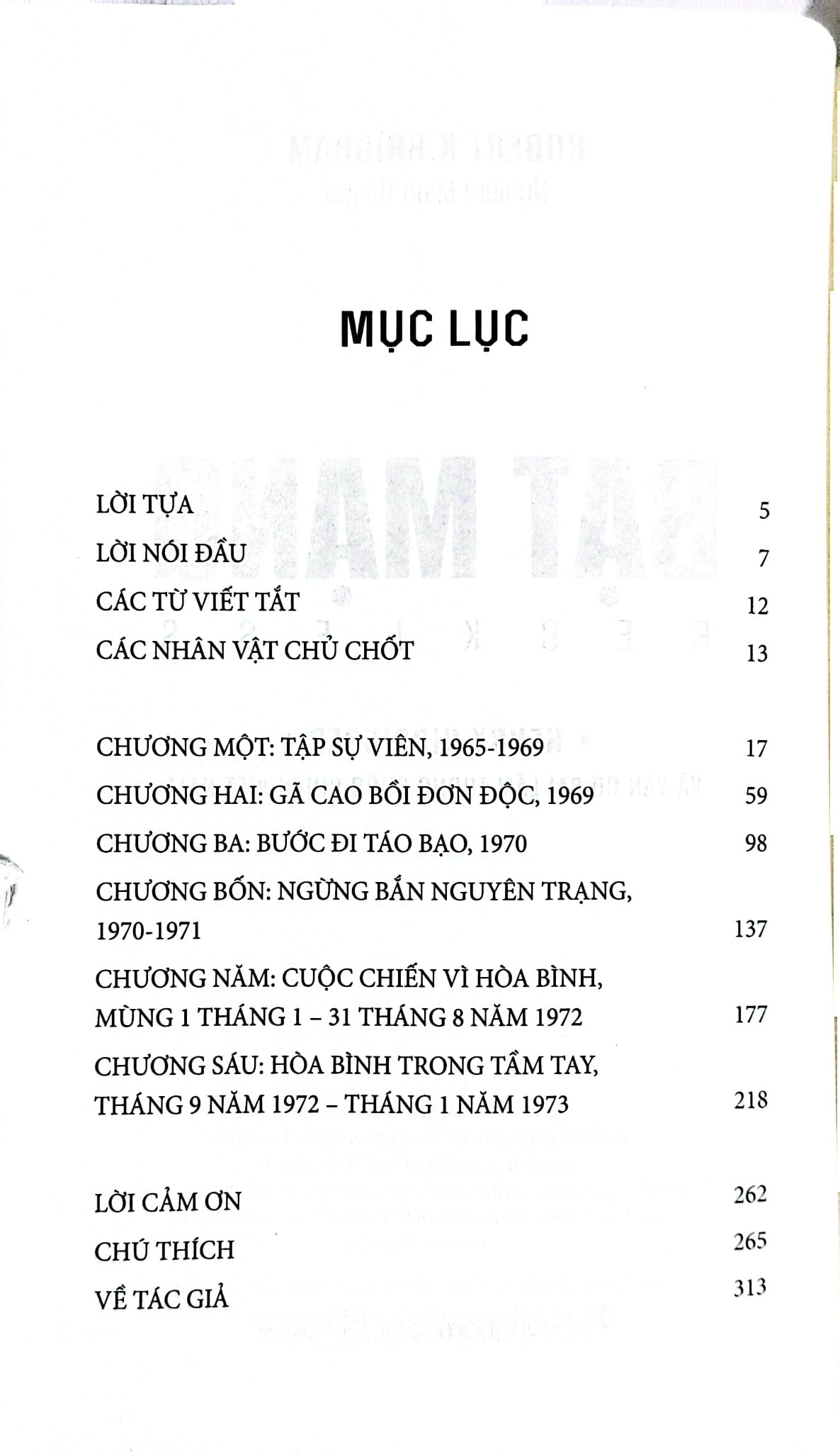 Bạt Mạng - Henry Kissinger Và Ván Cờ Sai Lầm Trong Cuộc Chiến Việt Nam  - 
Robert K. Brigham