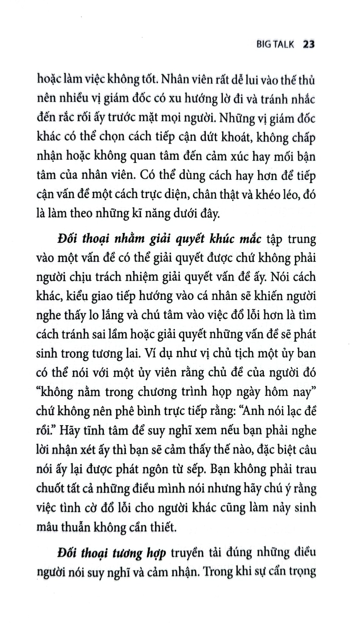 The Fine Art Of The Big Talk - Bí Quyết Chinh Phục Khách Hàng, Thuyết Trình Thành Công Và Giải Quyết Mâu Thuẩn Trong Công Việc - Debra Fine