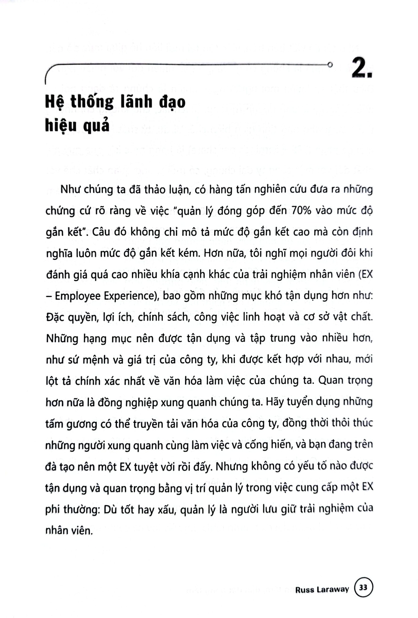 Giữ Người Bằng Tâm - Dẫn Dắt Bằng Tầm - 
Russ Laraway