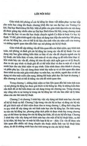  Mô Phỏng Số Các Hệ Động Lực - GS. Đinh Văn Phong - PGS.TS Nguyễn Quang Hoàng 