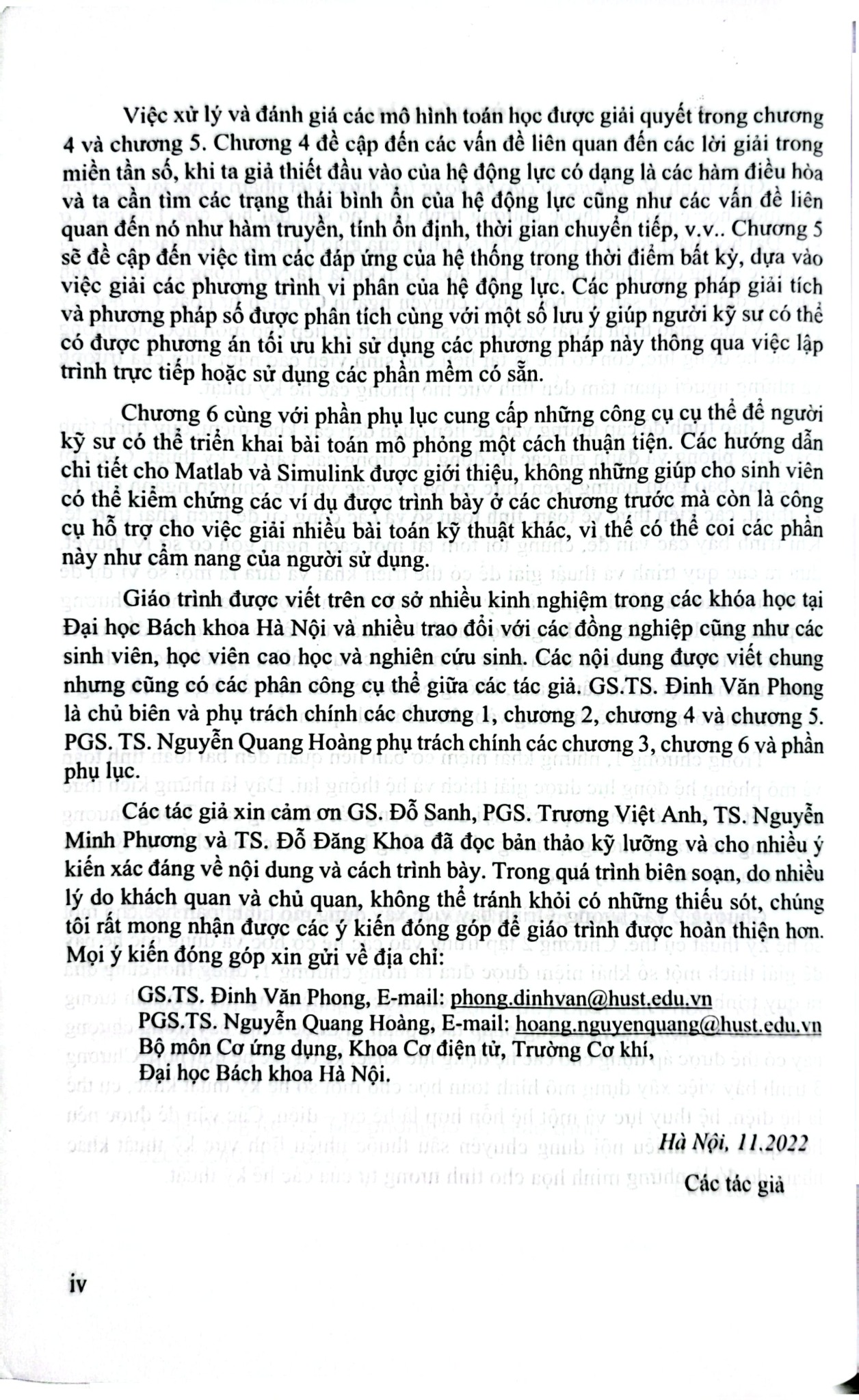 Mô Phỏng Số Các Hệ Động Lực - GS. Đinh Văn Phong - PGS.TS Nguyễn Quang Hoàng
