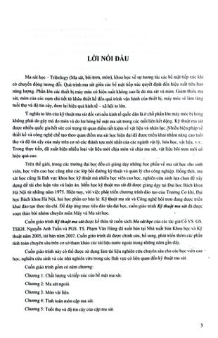  Kỹ Thuật Ma Sát - PGS.TS Phạm Văn Hùng (Chủ Biên) 