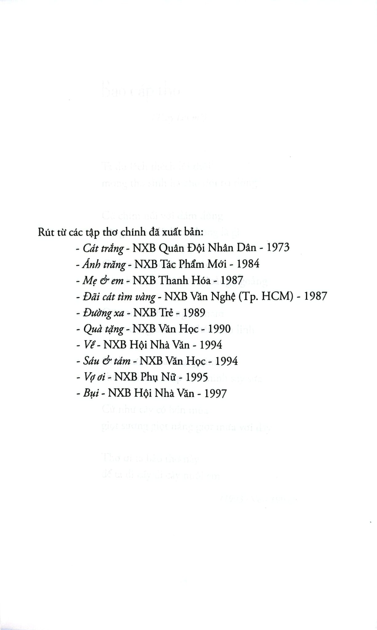 Thơ Nguyễn Duy - Bìa Cứng - Nguyễn Duy