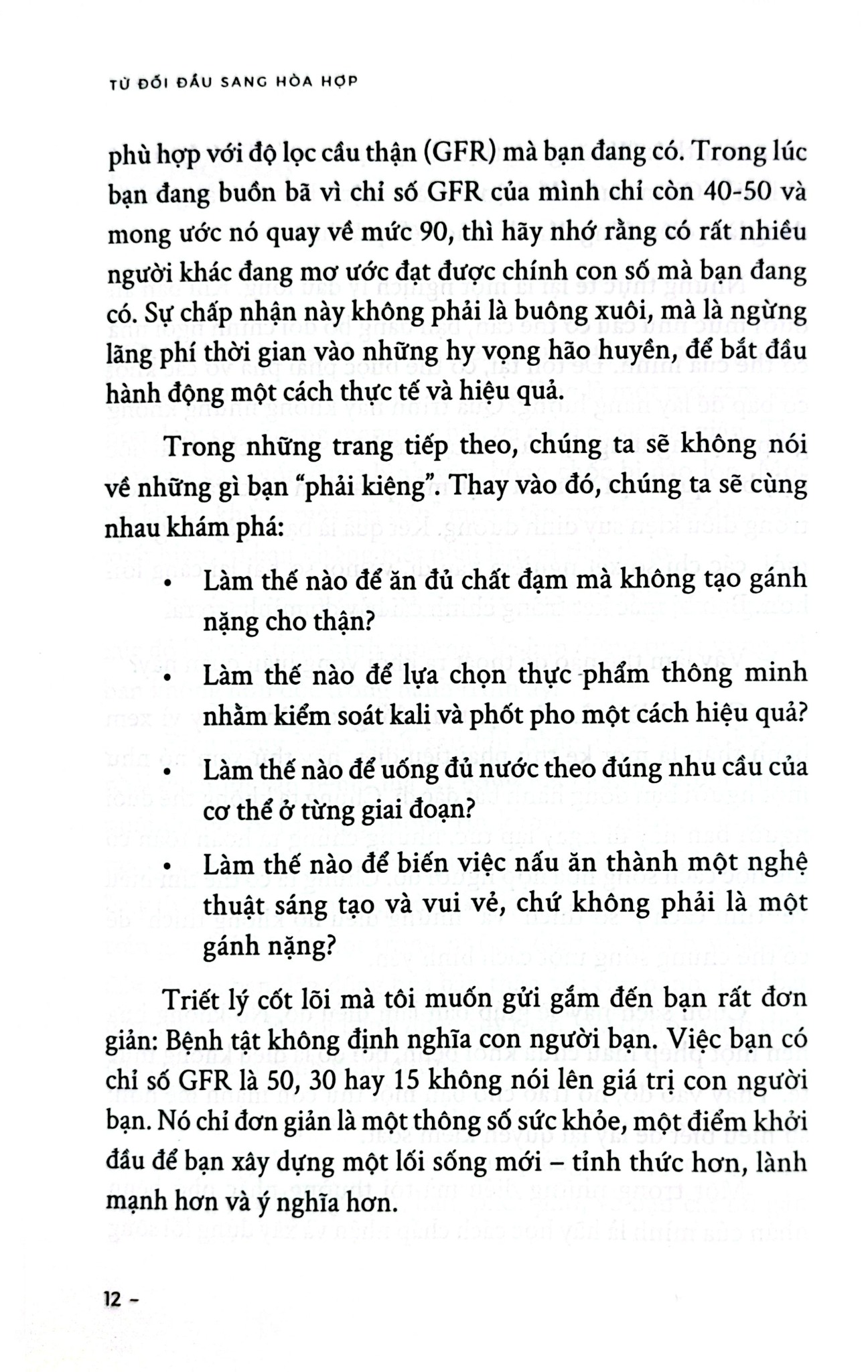 Từ Đối Đầu Sang Hòa Hợp - Bệnh Thận Mạn - Ăn Đúng Thay Vì Ăn Kiêng - ThS BS Đặng Ngọc Hùng