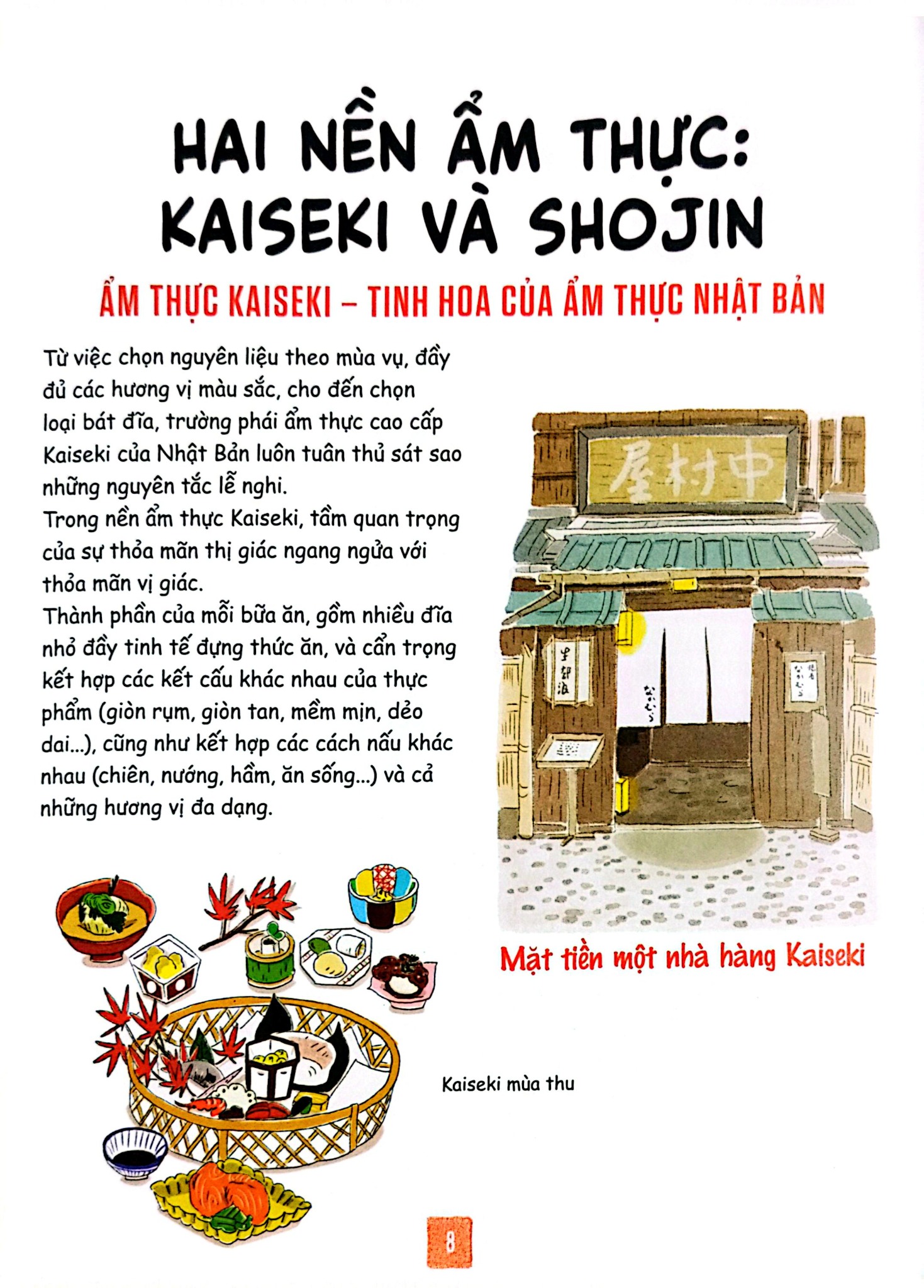 Ẩm Thực Nhật Bản Qua Tranh - Những Công Thức Và Giai Thoại Đặc Sắc - 
Laure Kié, Haruna Kishi