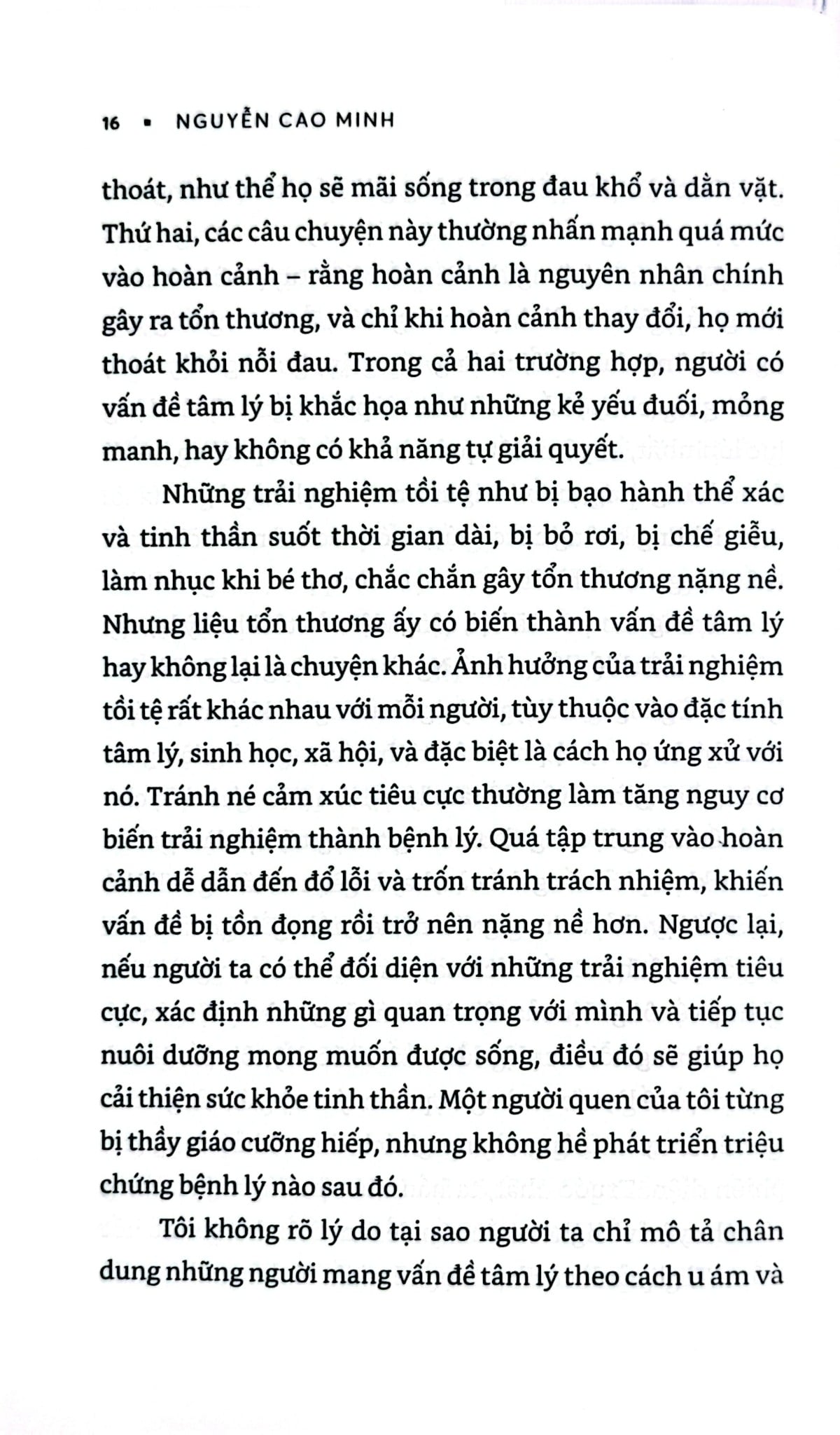 Trò Chuyện Với Nỗi Đau Và Vượt Qua Tổn Thương - Nguyễn Cao Minh