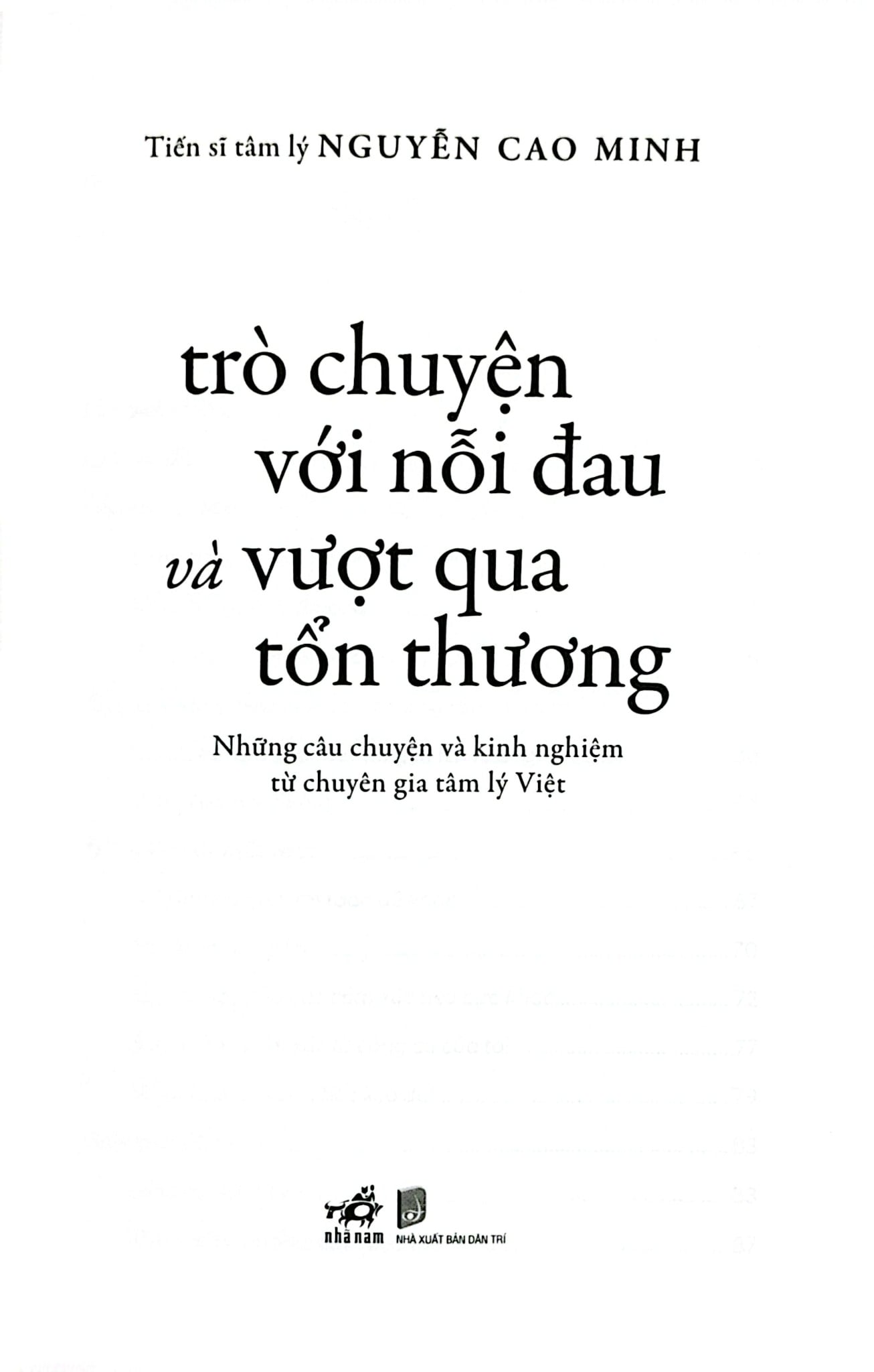 Trò Chuyện Với Nỗi Đau Và Vượt Qua Tổn Thương - Nguyễn Cao Minh