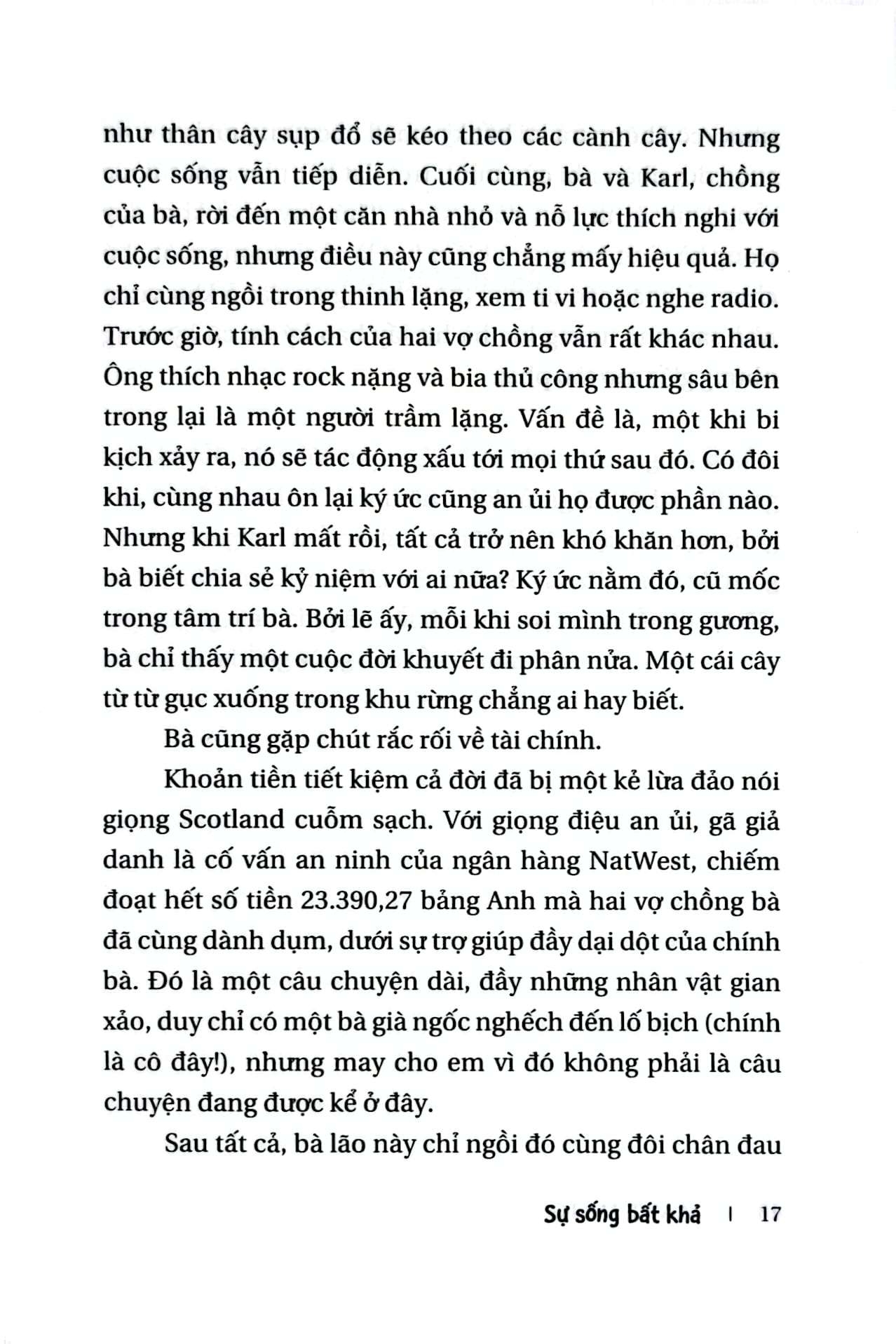 Sự Sống Bất Khả - 
Matt Haig