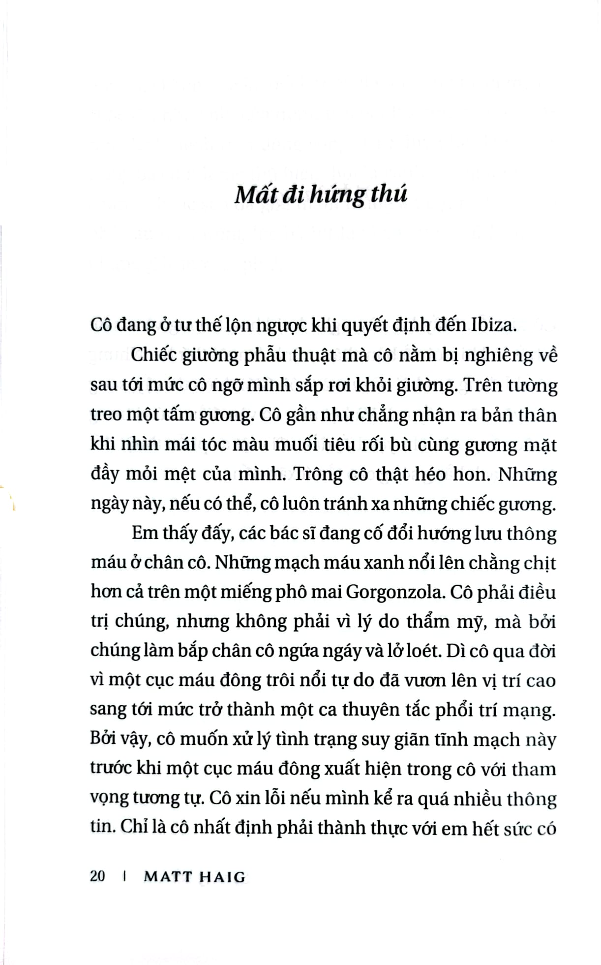 Sự Sống Bất Khả - 
Matt Haig