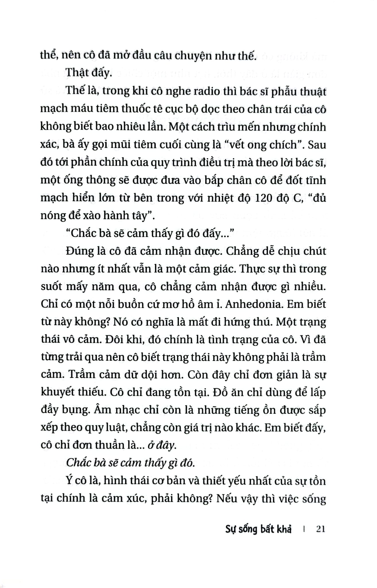 Sự Sống Bất Khả - 
Matt Haig