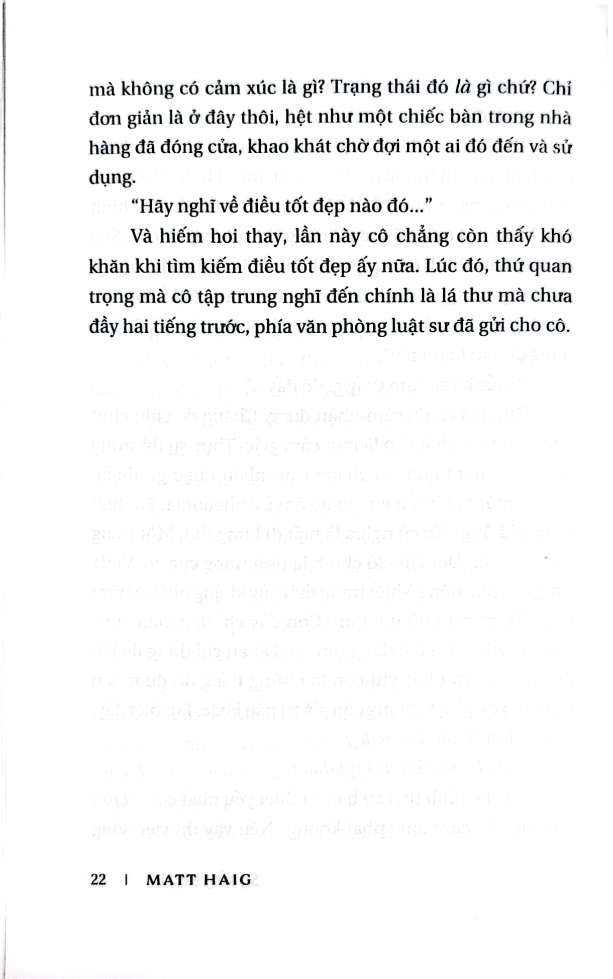 Sự Sống Bất Khả - 
Matt Haig