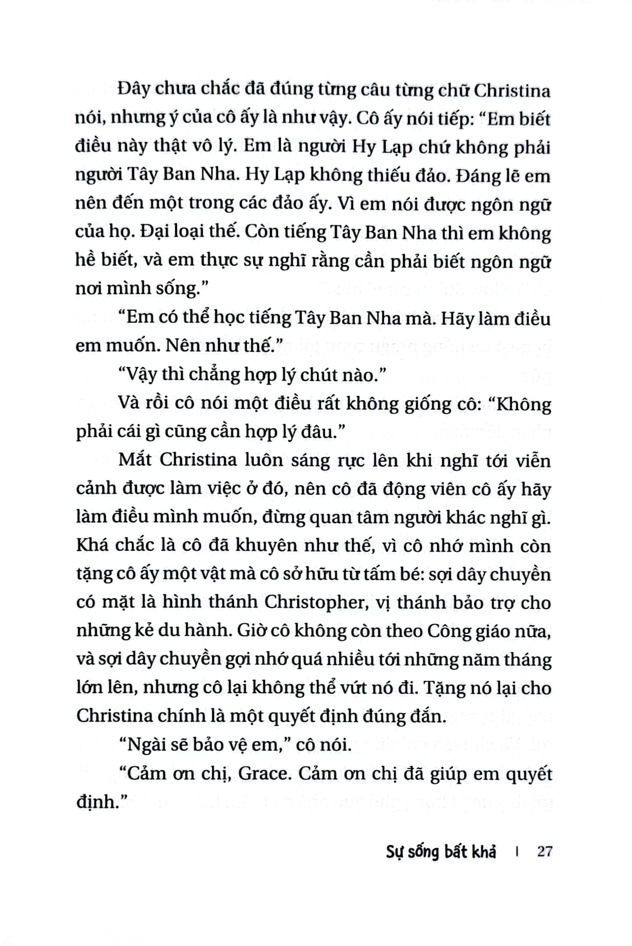 Sự Sống Bất Khả - 
Matt Haig