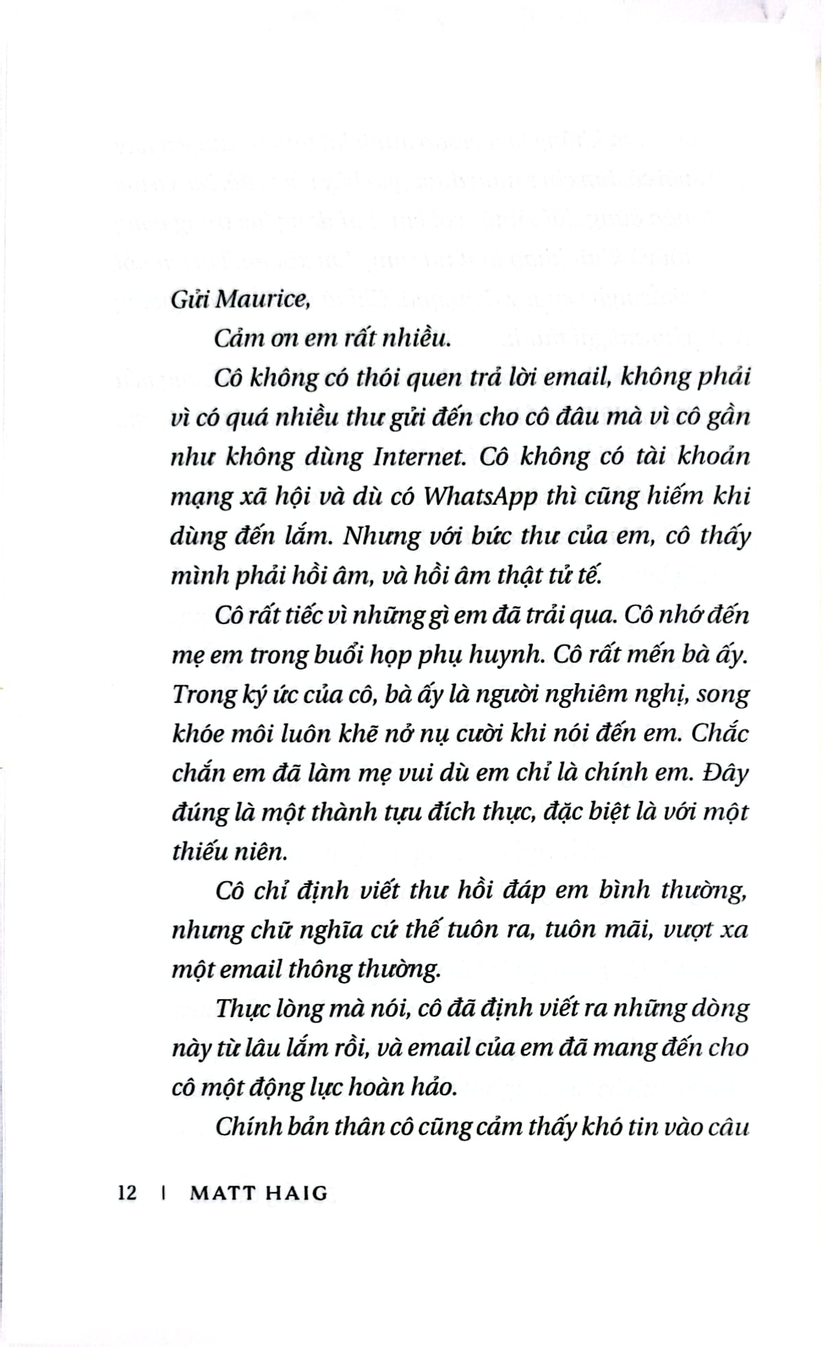 Sự Sống Bất Khả - 
Matt Haig