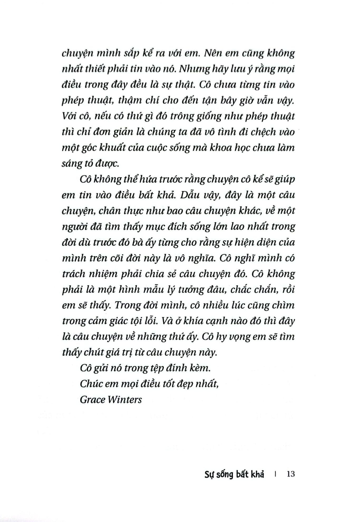 Sự Sống Bất Khả - 
Matt Haig