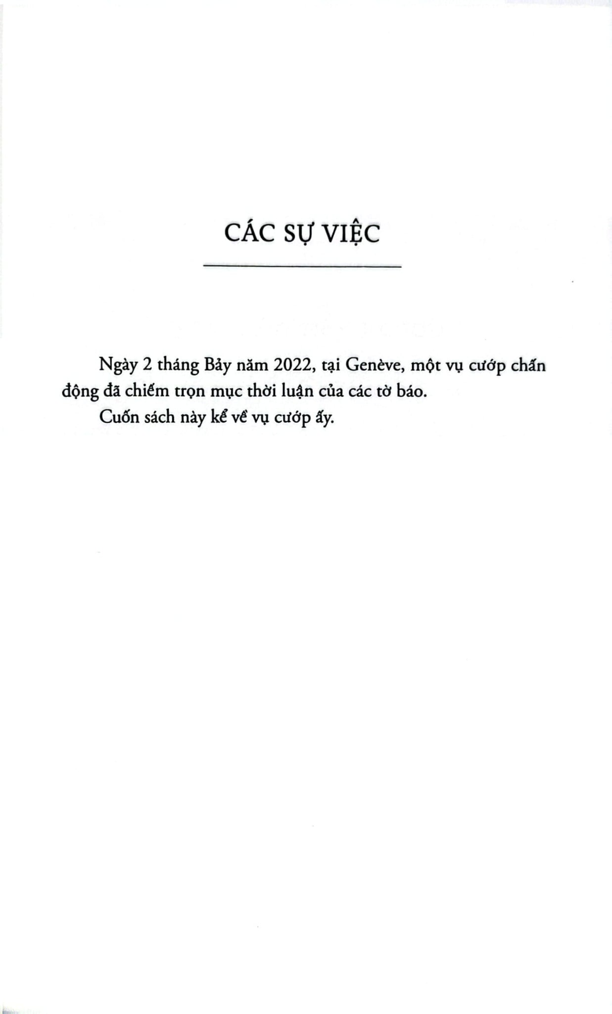 Thú Hoang - 
Joël Dicker