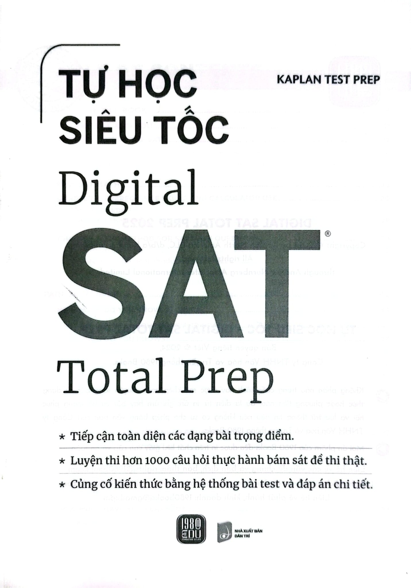 Tự Học Siêu Tốc – Digital SAT Total Prep - Kaplan Test Prep