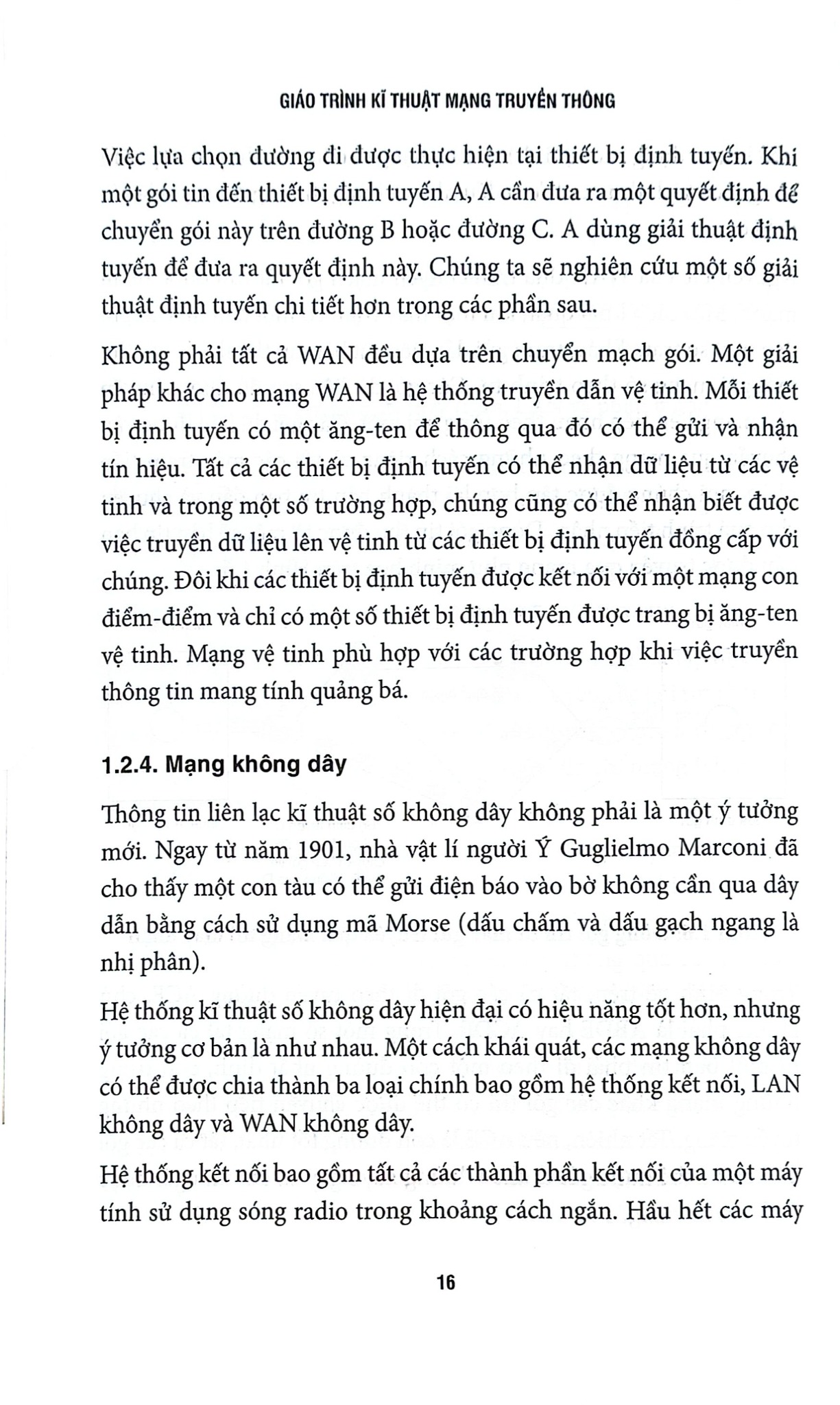 Giáo Trình Kĩ Thuật Mạng Truyền Thông - PGS.TS. Nguyễn Tiến Ban