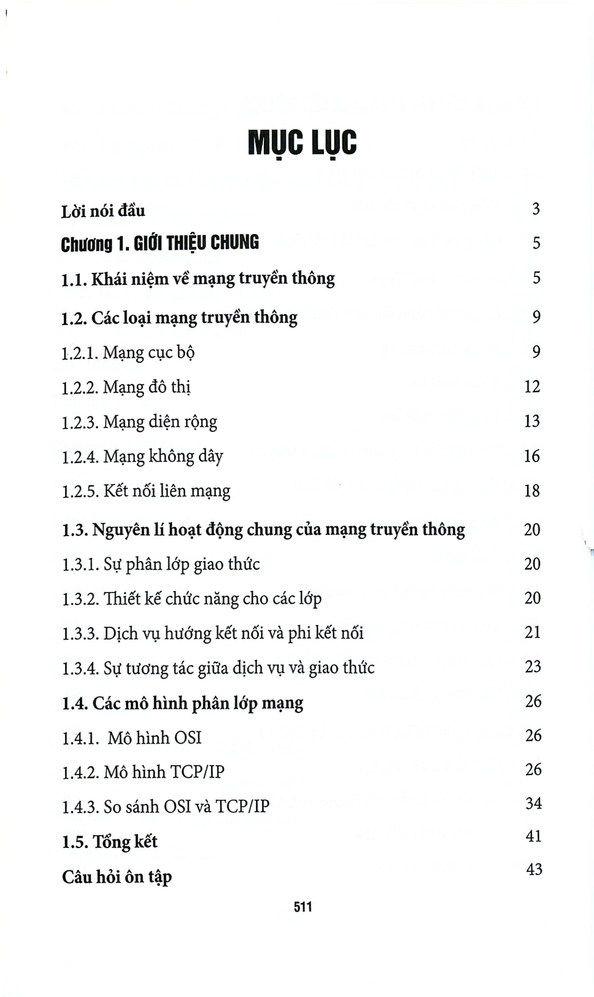 Giáo Trình Kĩ Thuật Mạng Truyền Thông - PGS.TS. Nguyễn Tiến Ban
