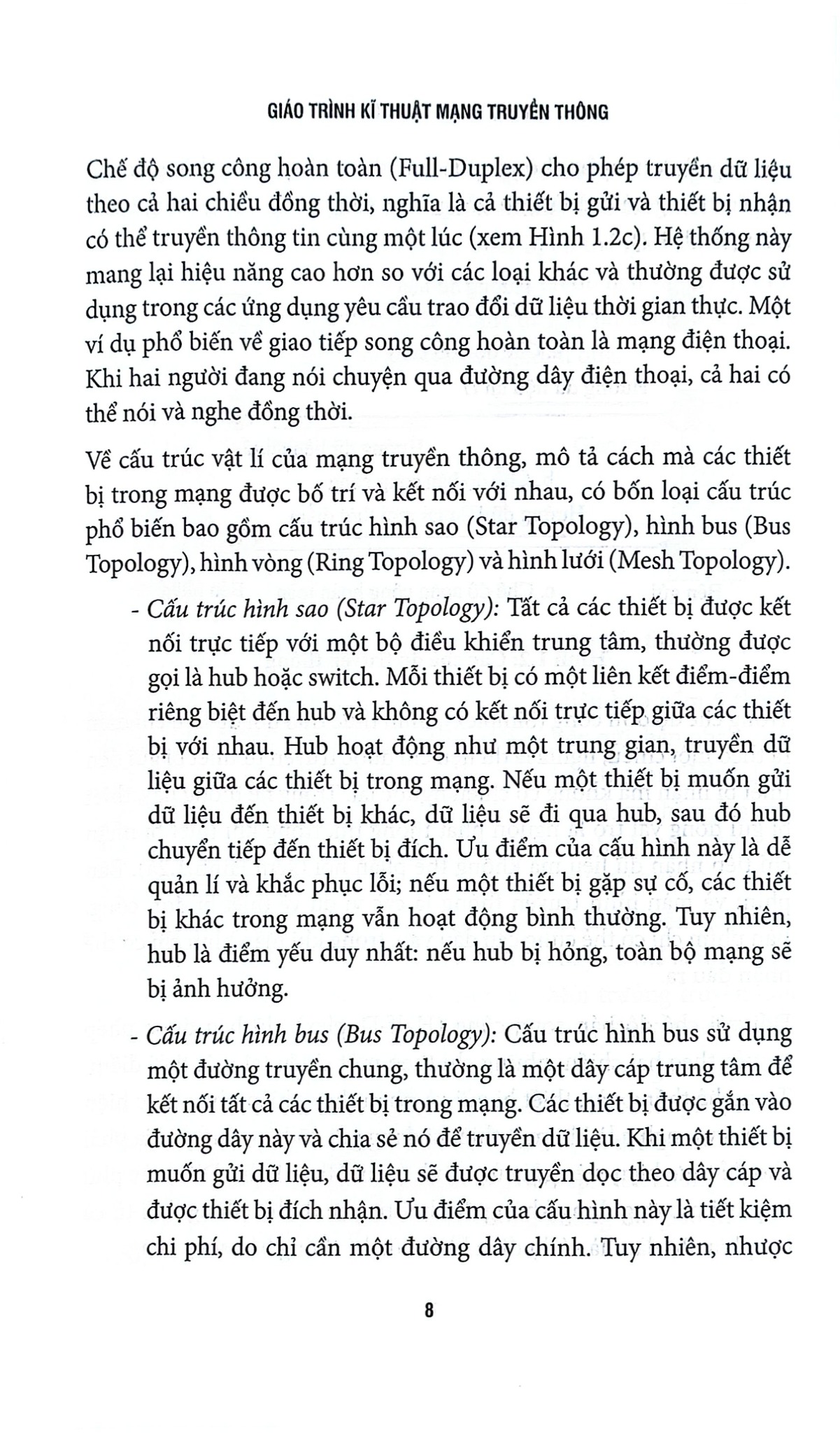 Giáo Trình Kĩ Thuật Mạng Truyền Thông - PGS.TS. Nguyễn Tiến Ban