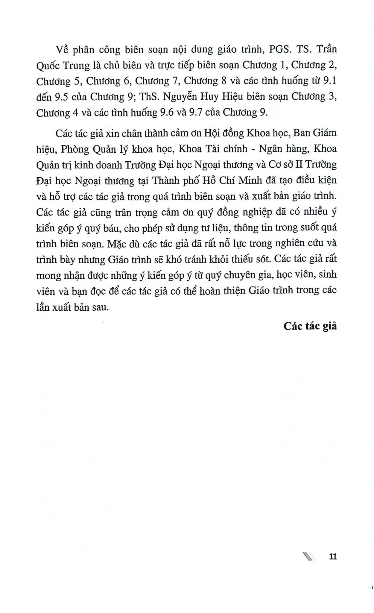 Giáo Trình Tiêu Chuẩn Đạo Đức Hành Nghề Và Quản Trị Doanh Nghiệp - Nhiều Tác Giả