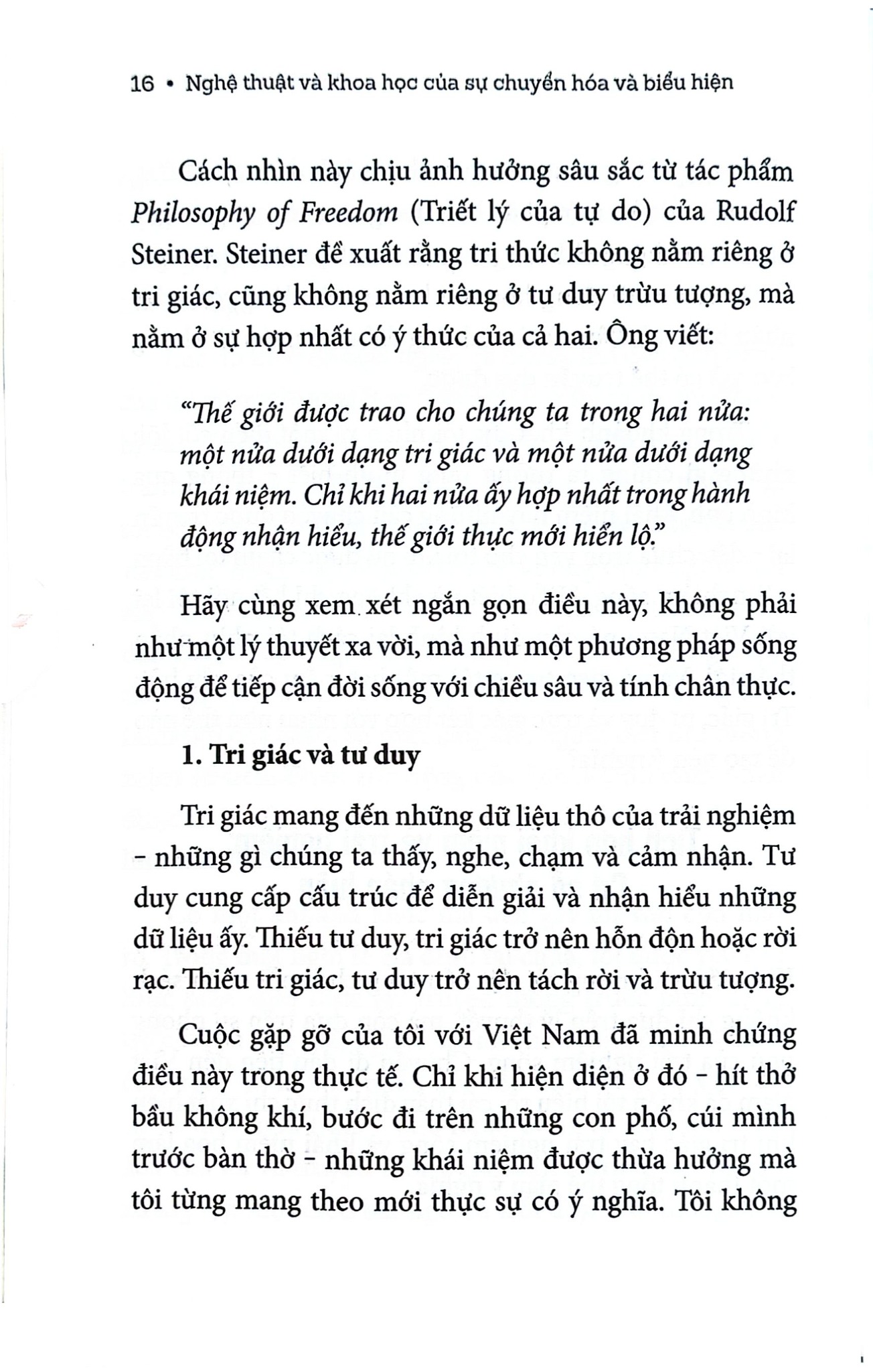 Nghệ Thuật Và Khoa Học Của Sự Chuyển Hóa Và Biểu Hiện - GS Hà Vĩnh Thọ