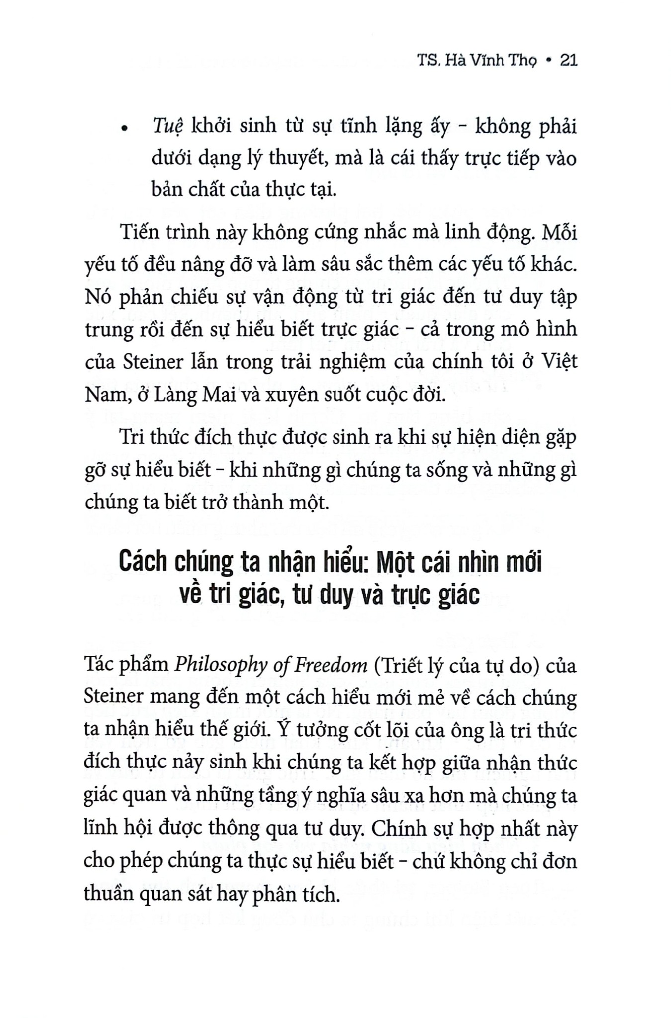 Nghệ Thuật Và Khoa Học Của Sự Chuyển Hóa Và Biểu Hiện - GS Hà Vĩnh Thọ