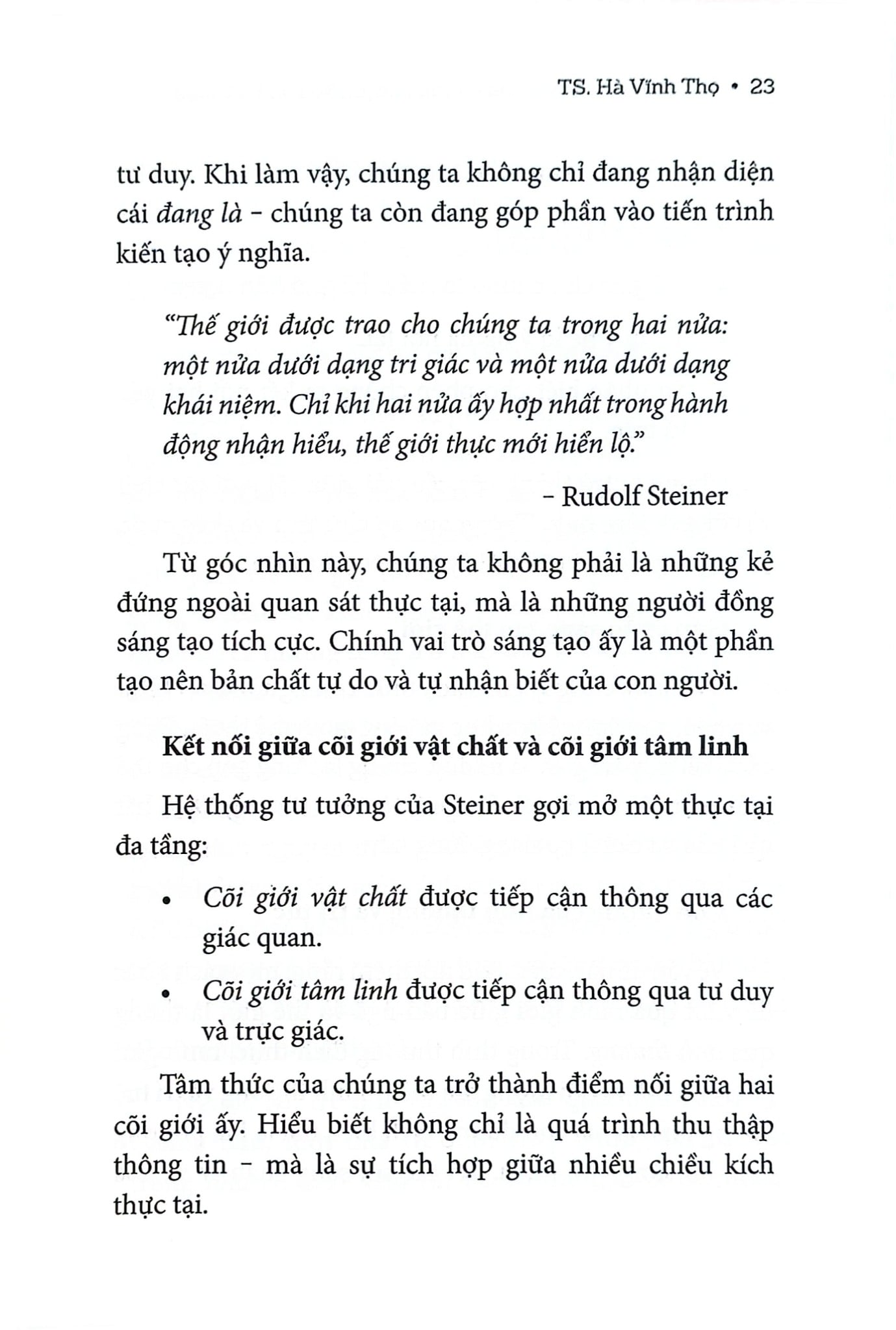 Nghệ Thuật Và Khoa Học Của Sự Chuyển Hóa Và Biểu Hiện - GS Hà Vĩnh Thọ