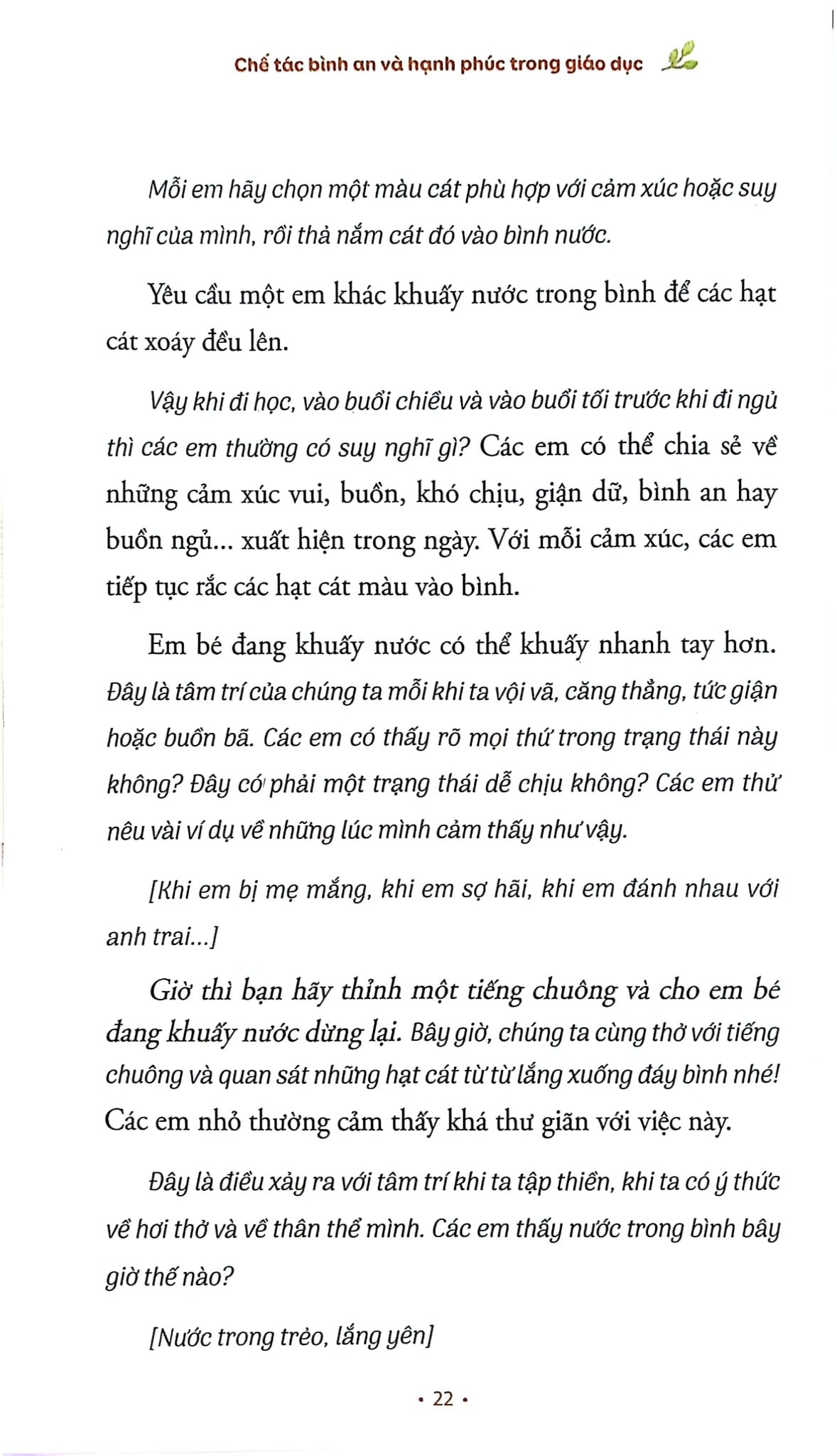 Chế Tác Bình An Và Hạnh Phúc Trong Giáo Dục - Thích Nhất Hạnh