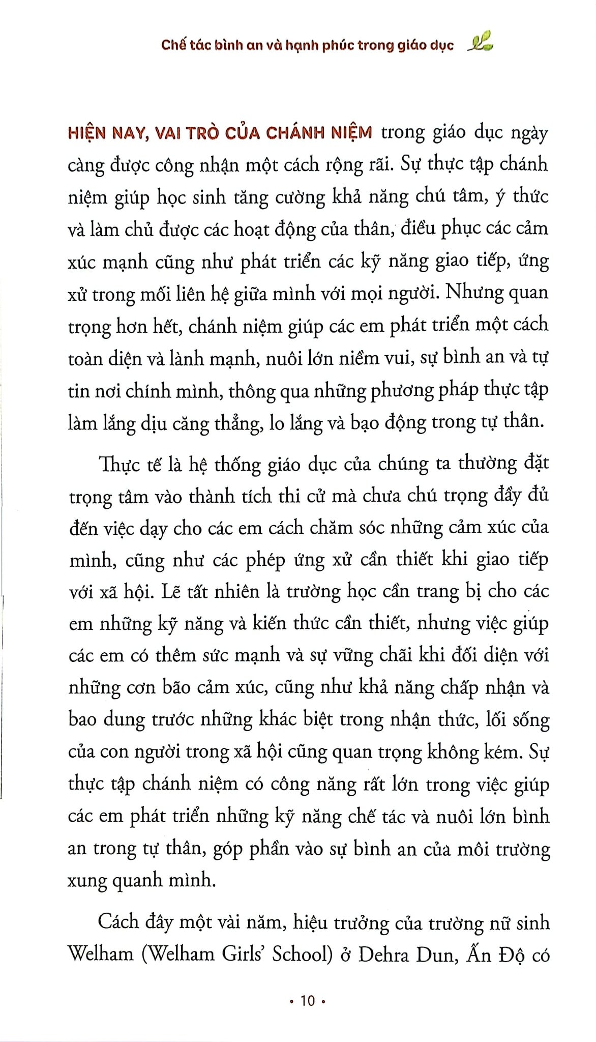 Chế Tác Bình An Và Hạnh Phúc Trong Giáo Dục - Thích Nhất Hạnh