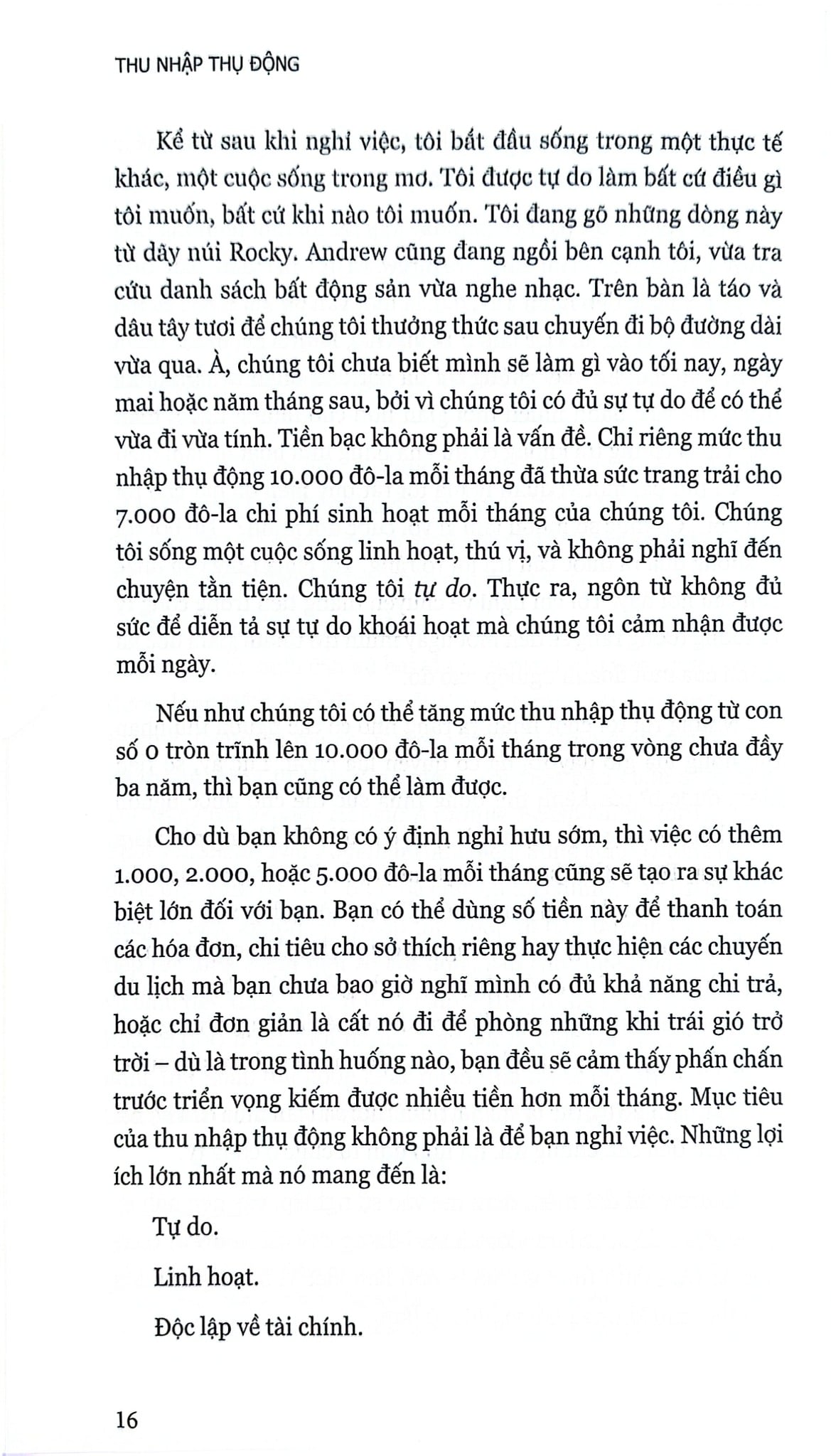 Thu Nhập Thụ Động - 
Rachel Richards