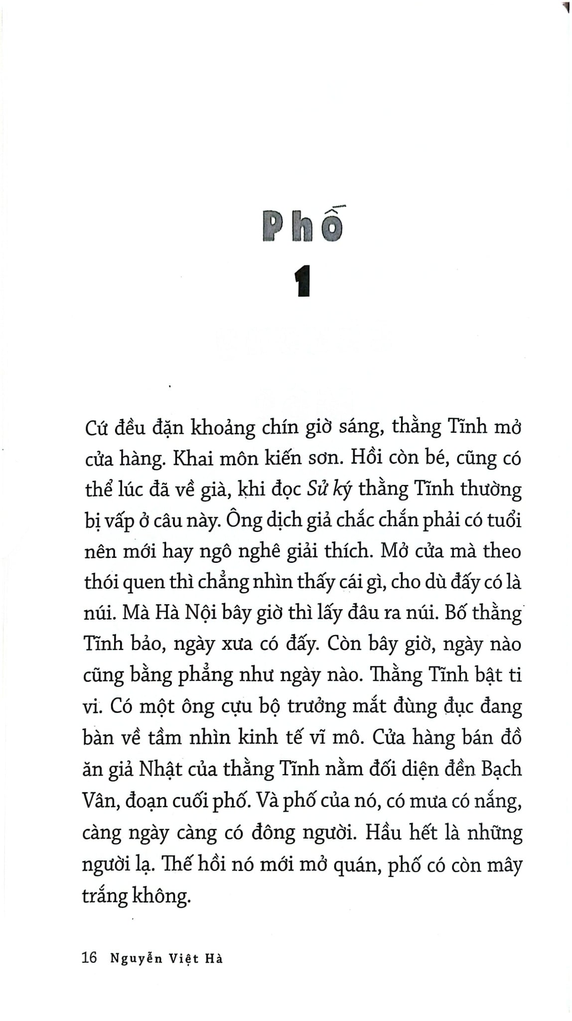Thị Dân Tiểu Thuyết - Nguyễn Việt Hà