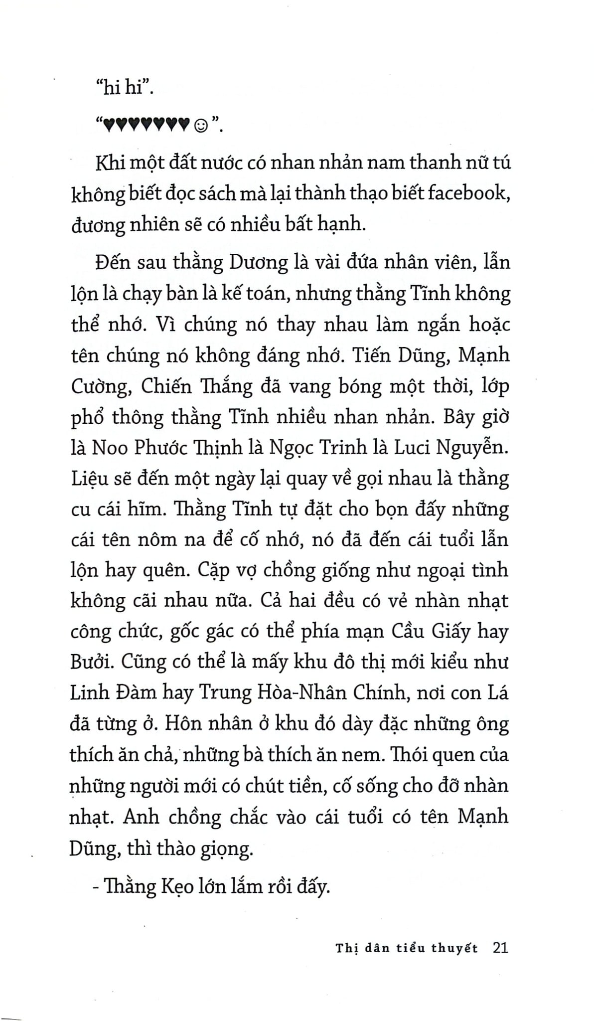 Thị Dân Tiểu Thuyết - Nguyễn Việt Hà