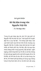 Thị Dân Tiểu Thuyết - Nguyễn Việt Hà