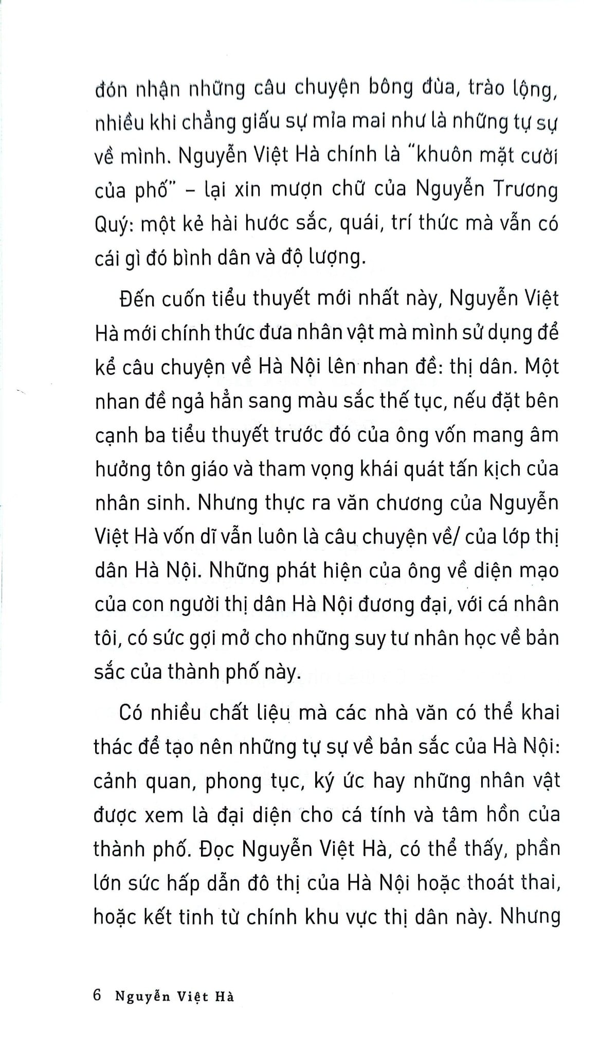 Thị Dân Tiểu Thuyết - Nguyễn Việt Hà