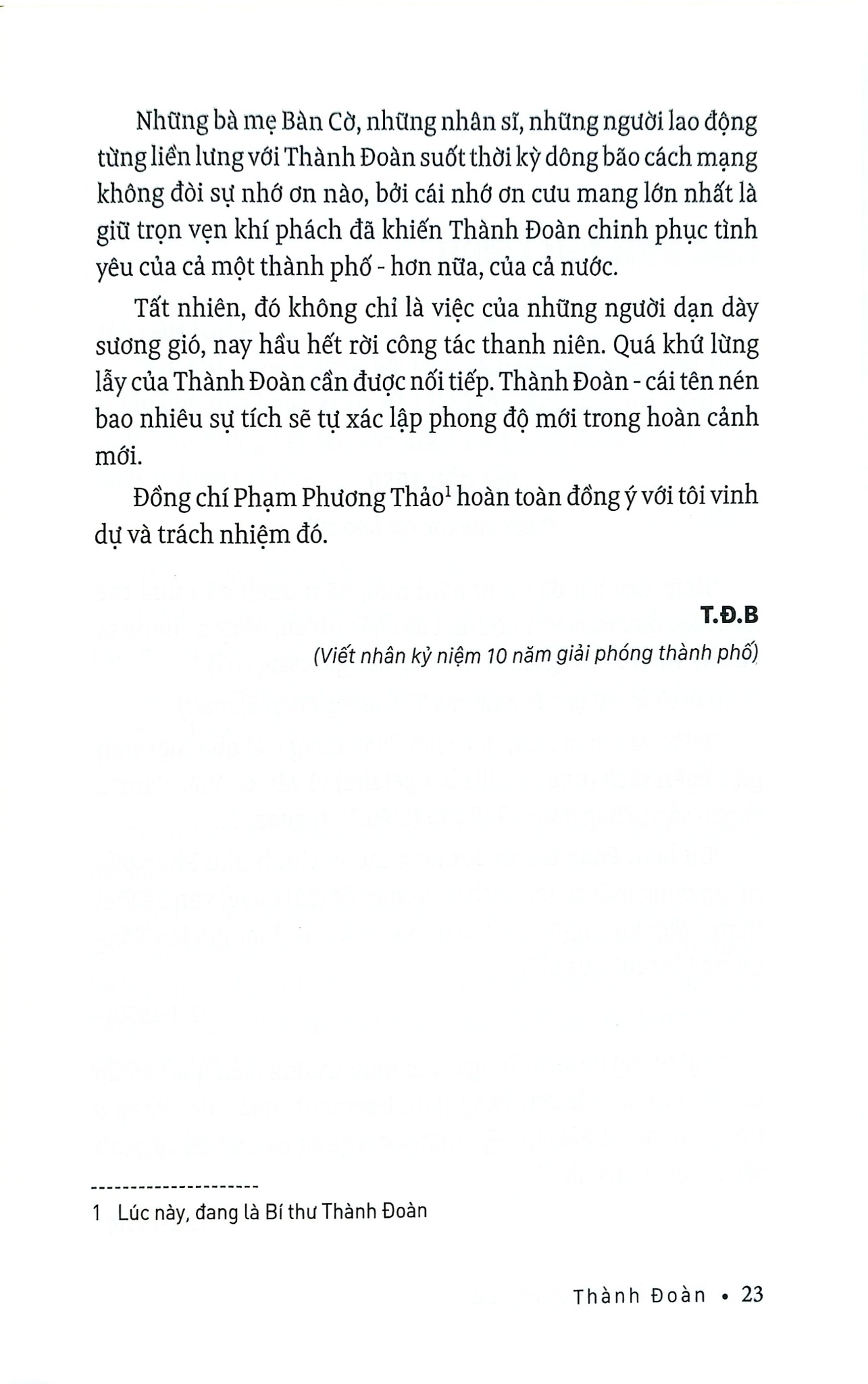 Trui Rèn Trong Lửa Đỏ - Câu lạc bộ Truyền thống Thành đoàn