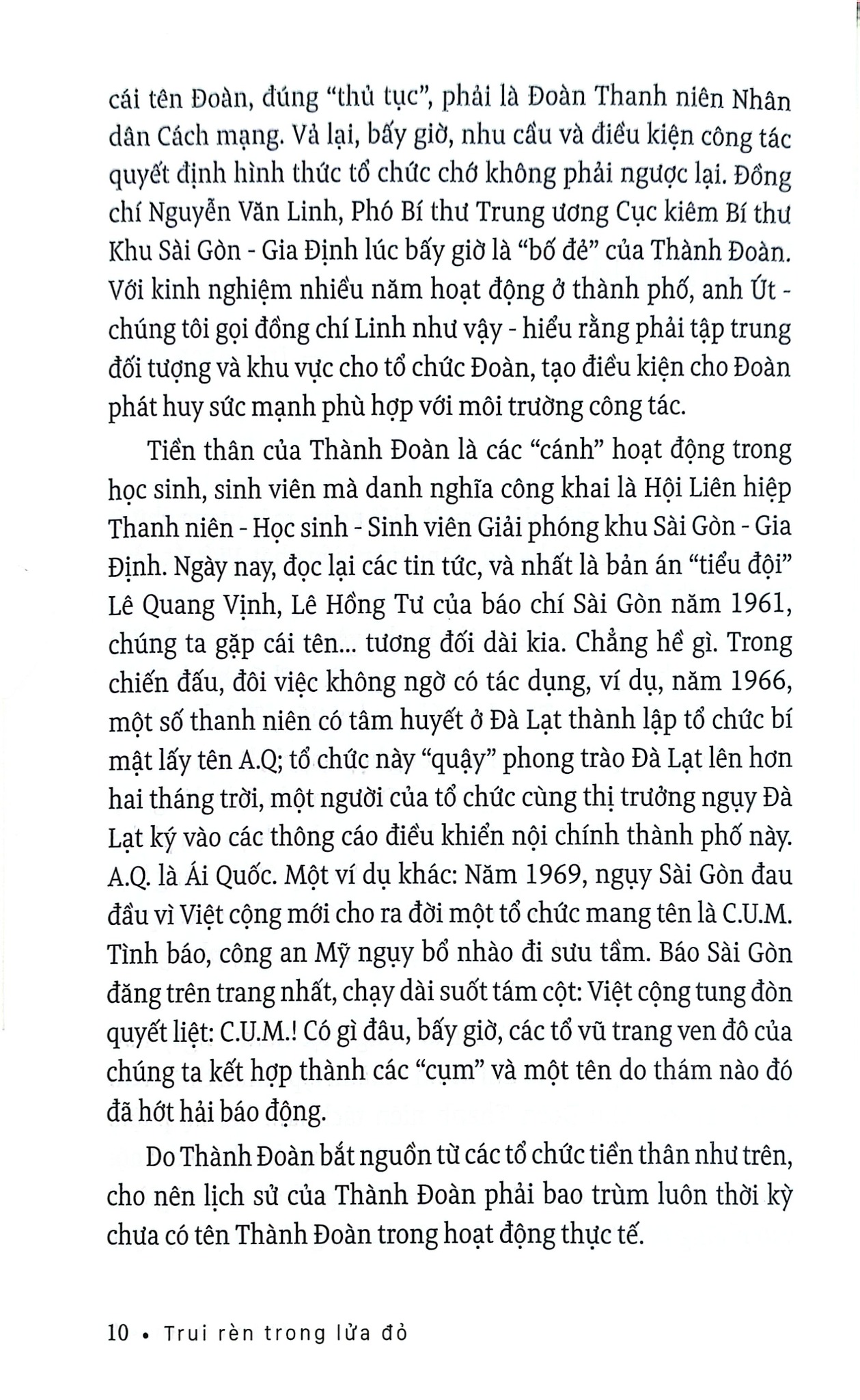 Trui Rèn Trong Lửa Đỏ - Câu lạc bộ Truyền thống Thành đoàn