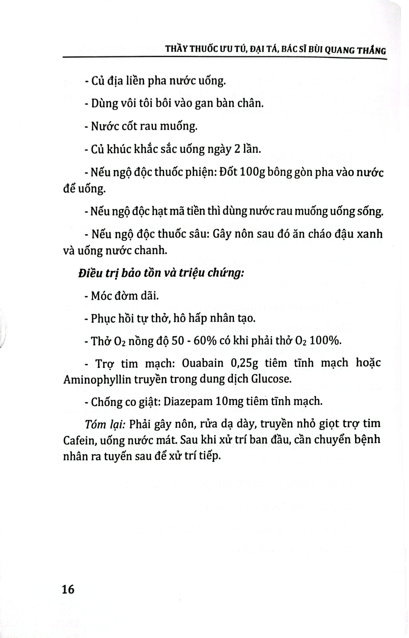 Sổ Tay Cấp Cứu, Điều Trị Dự Phòng Một Số Bệnh Nội Khoa Thường Gặp - ĐH Y Hà Nội