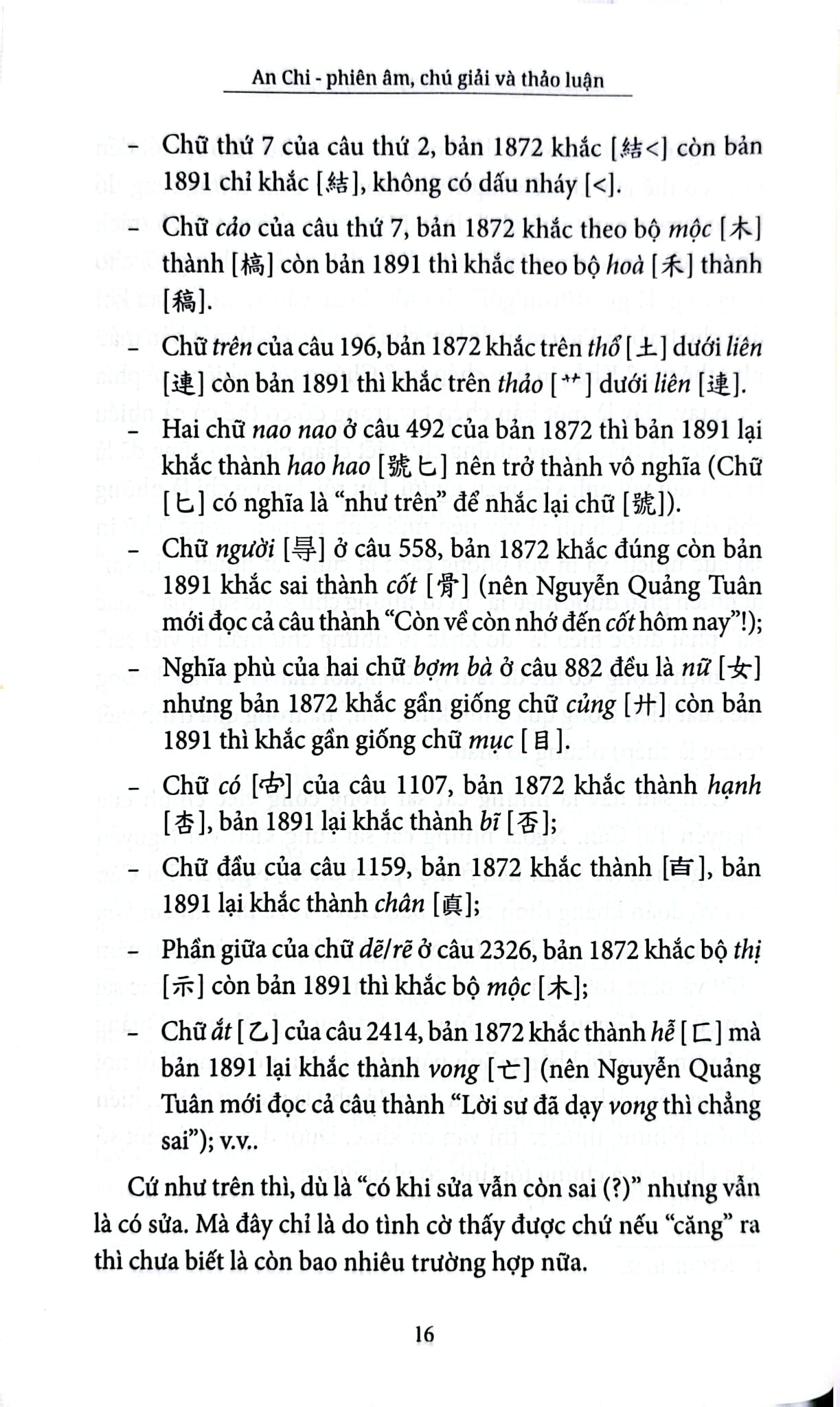 Truyện Kiều Bản Duy Minh Thị 1872 - An Chi
