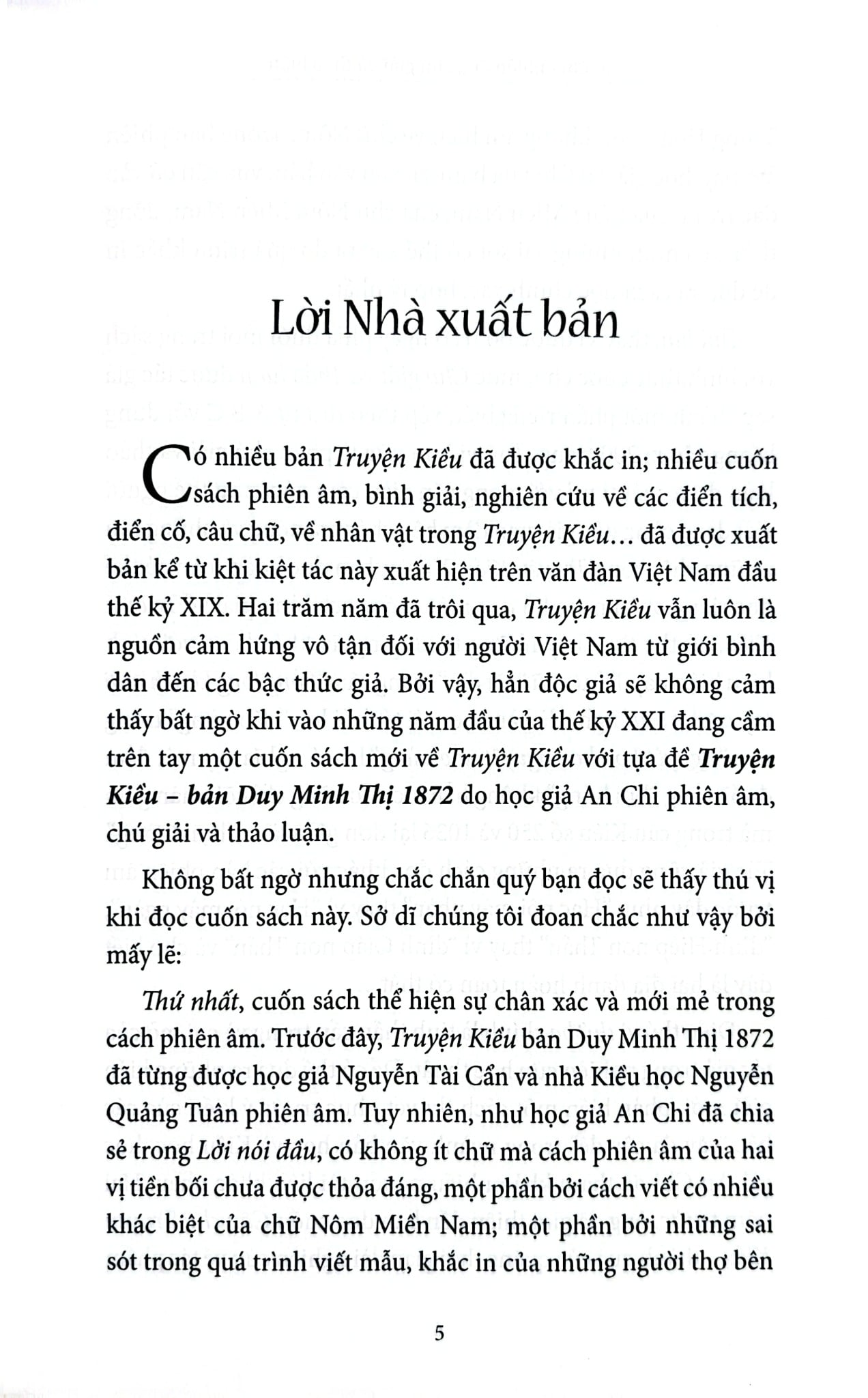 Truyện Kiều Bản Duy Minh Thị 1872 - An Chi