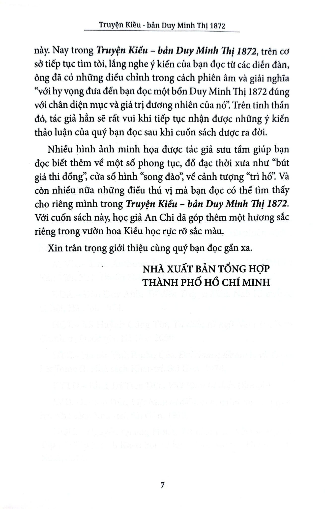 Truyện Kiều Bản Duy Minh Thị 1872 - An Chi