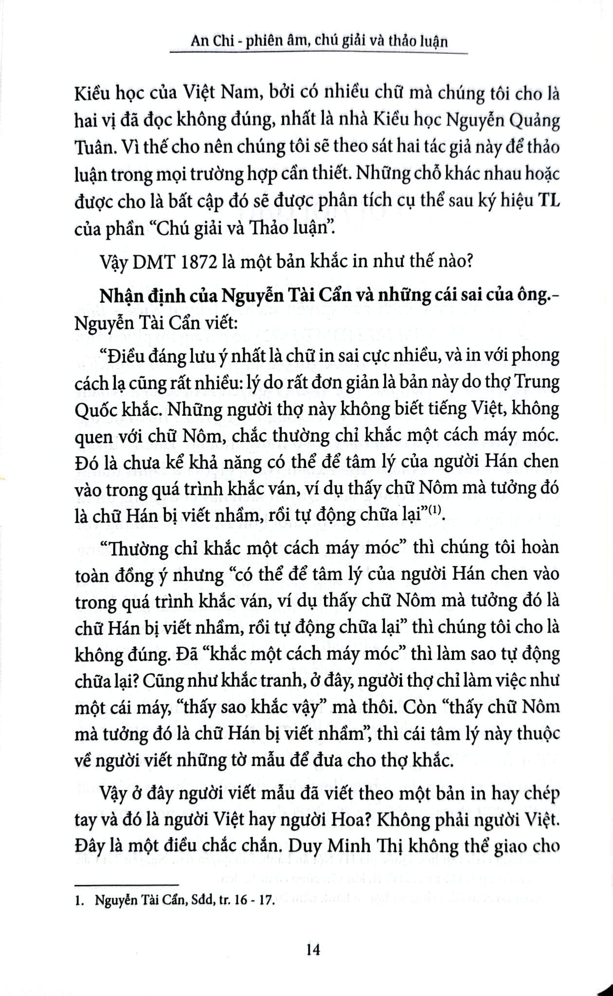 Truyện Kiều Bản Duy Minh Thị 1872 - An Chi