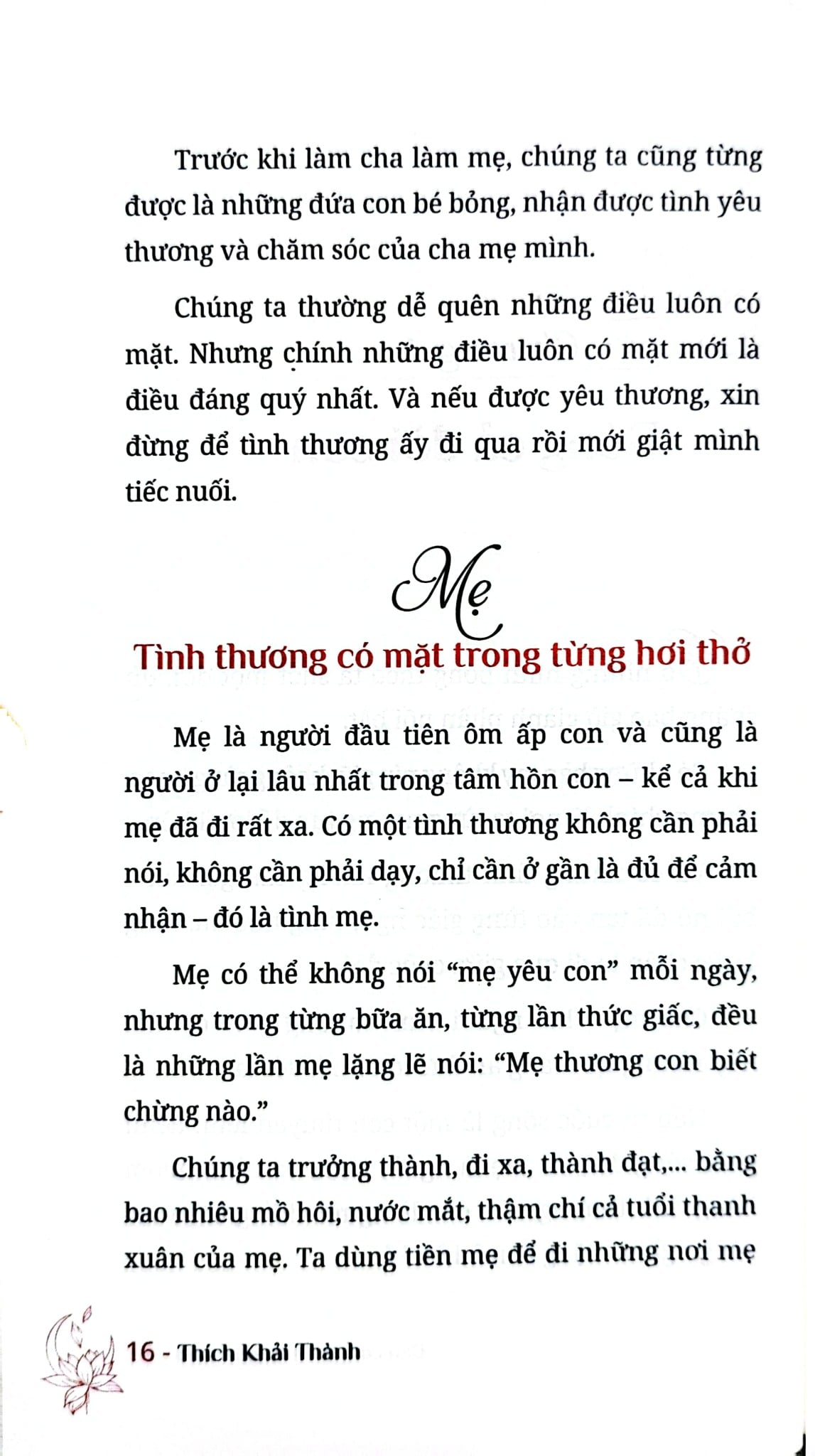 Bên Con - Cha Mẹ Luôn Ở Đó - 
Thích Khải Thành