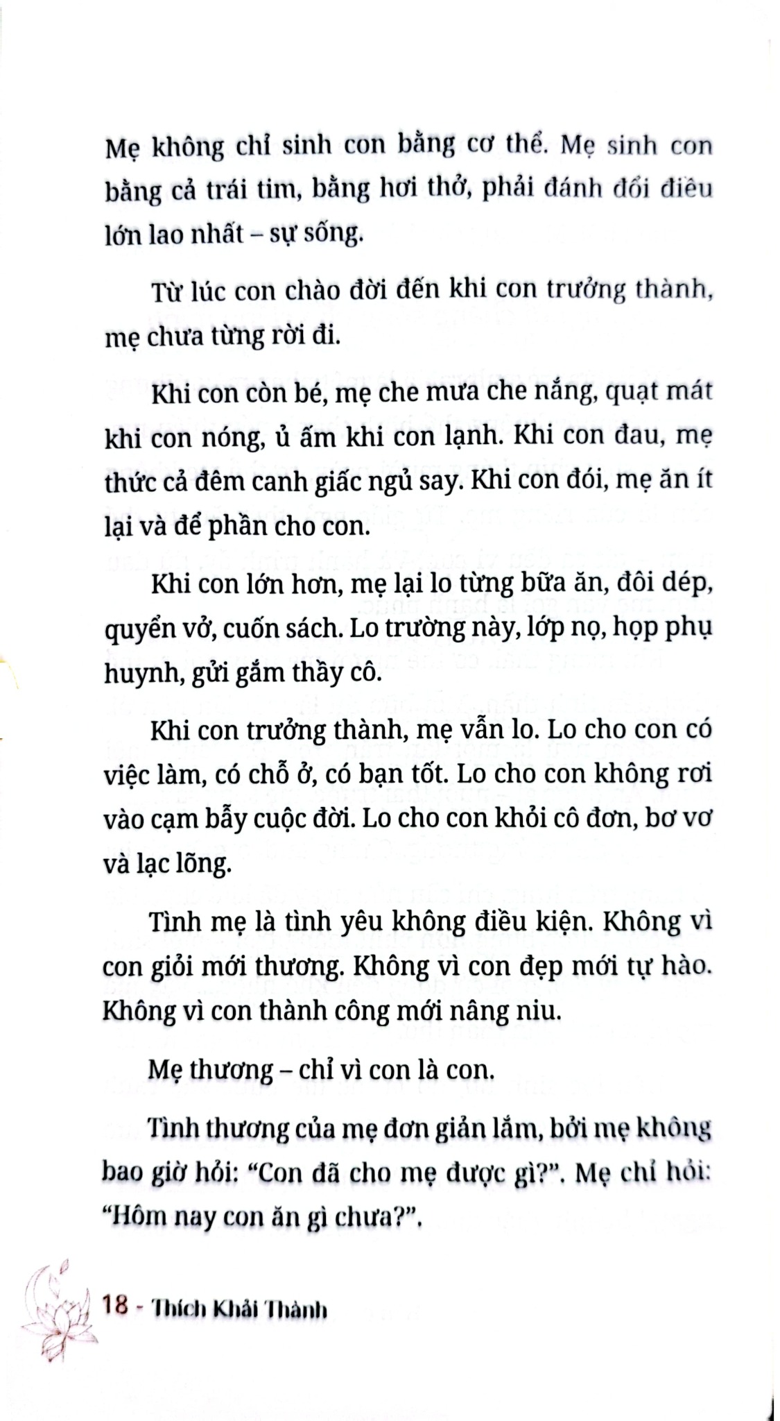 Bên Con - Cha Mẹ Luôn Ở Đó - 
Thích Khải Thành