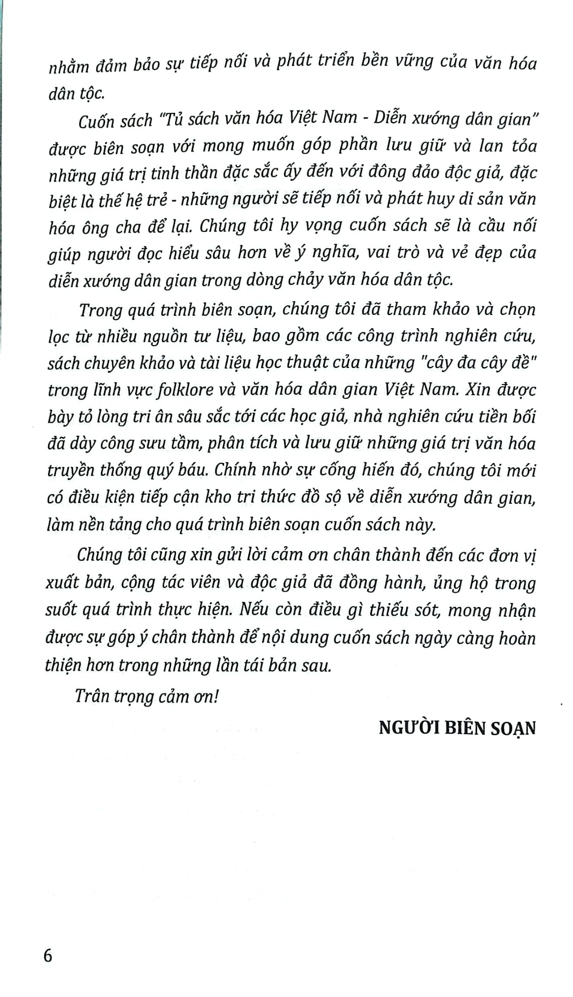 Tủ Sách Văn Hóa Việt Nam - Diễn Xướng Dân Gian - Vũ Thúy Hà